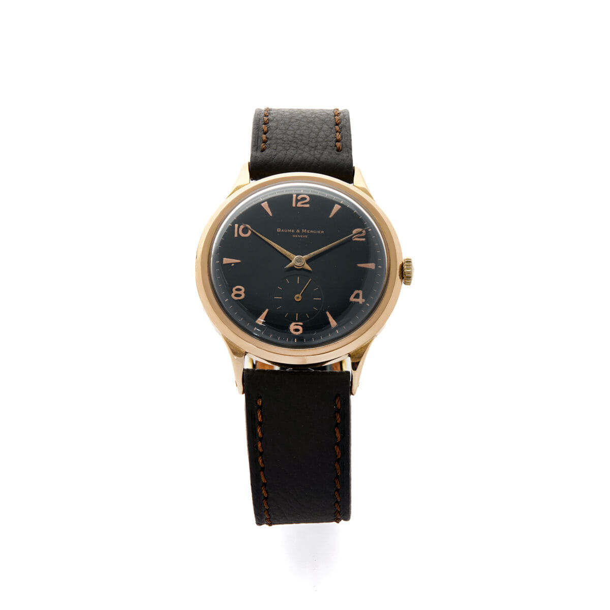 Baume mercier classic oro rosa black dial 36 mm-1