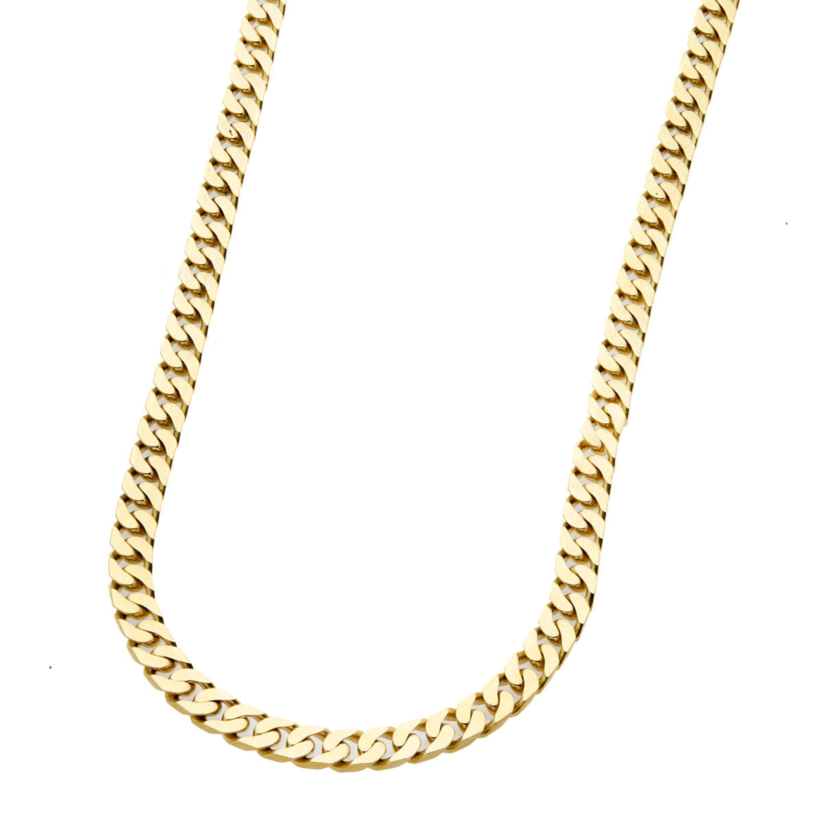 Collana maglia groumette in oro giallo 18 kt-1