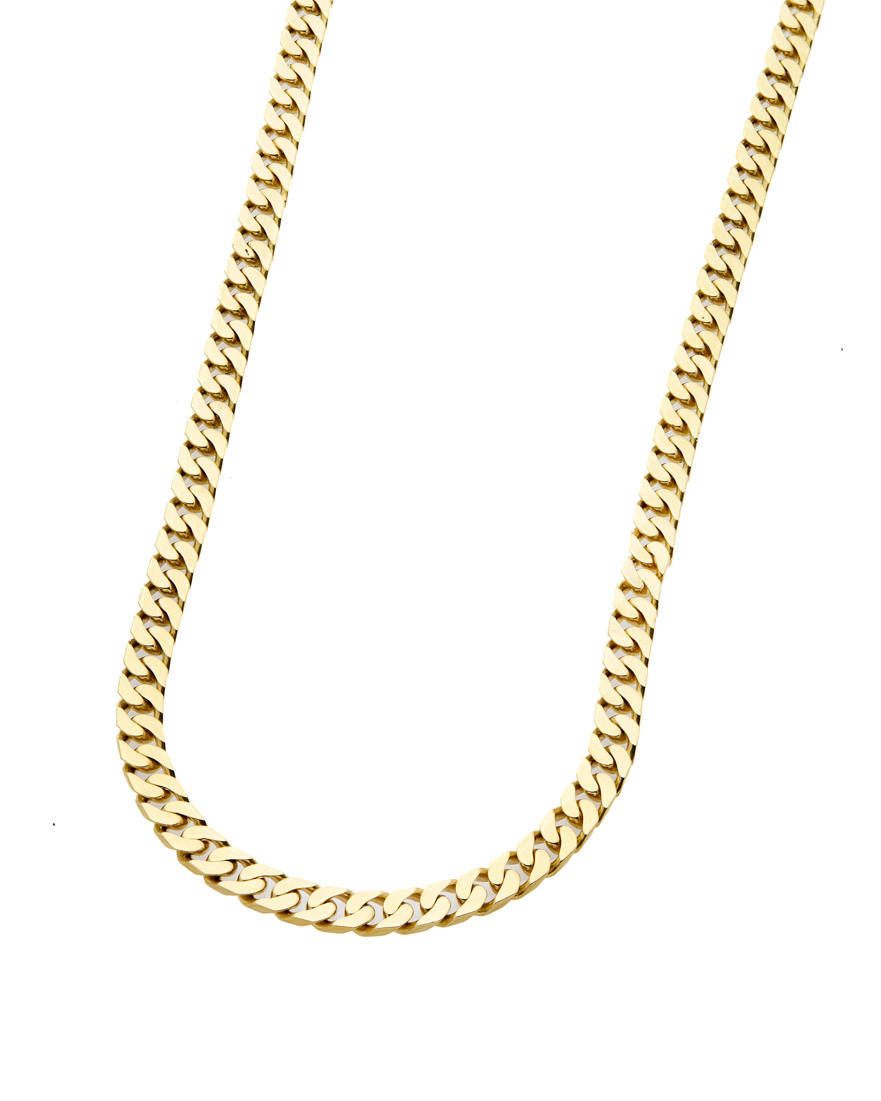 Collana maglia groumette in oro giallo 18 kt-1