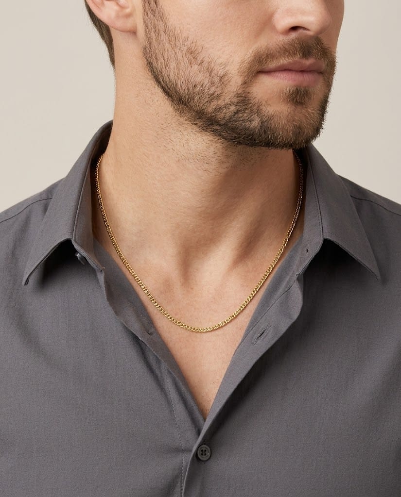 Cantina maglia occhio di tigre in oro giallo 18 kt-3