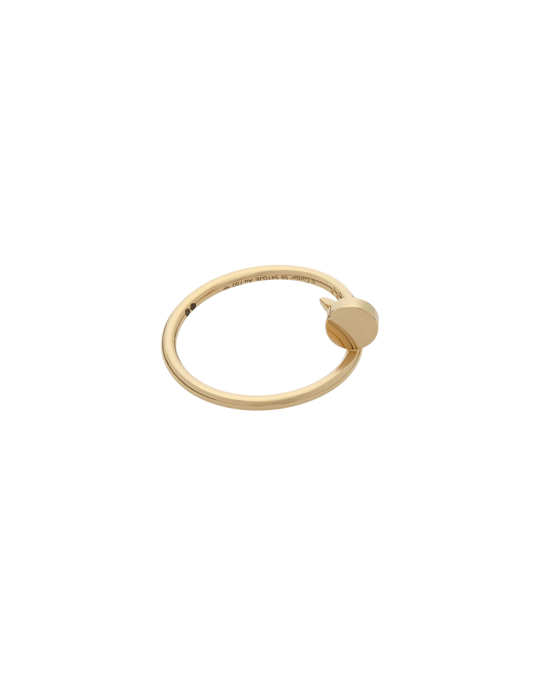 Anello cartier juste un clou modello piccolo in oro rosa-2