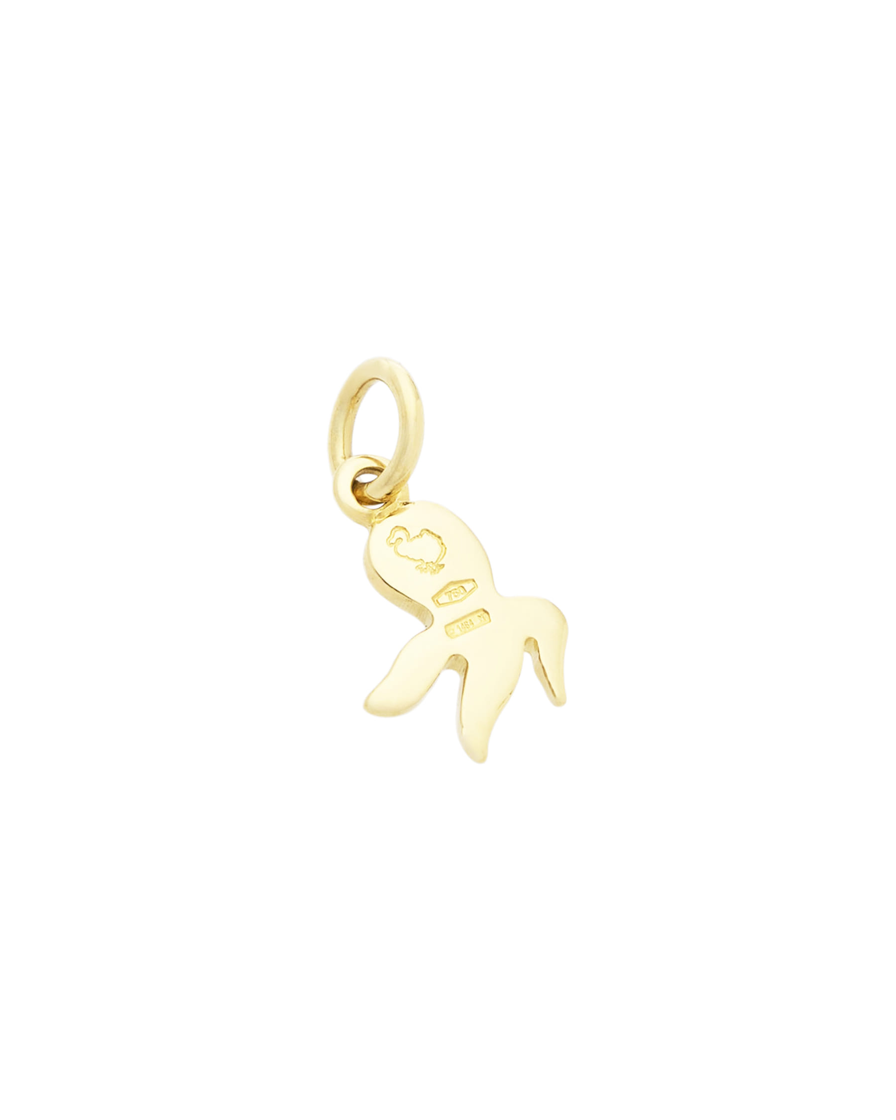 Ciondolo dodo polpo in oro giallo 18 kt-2