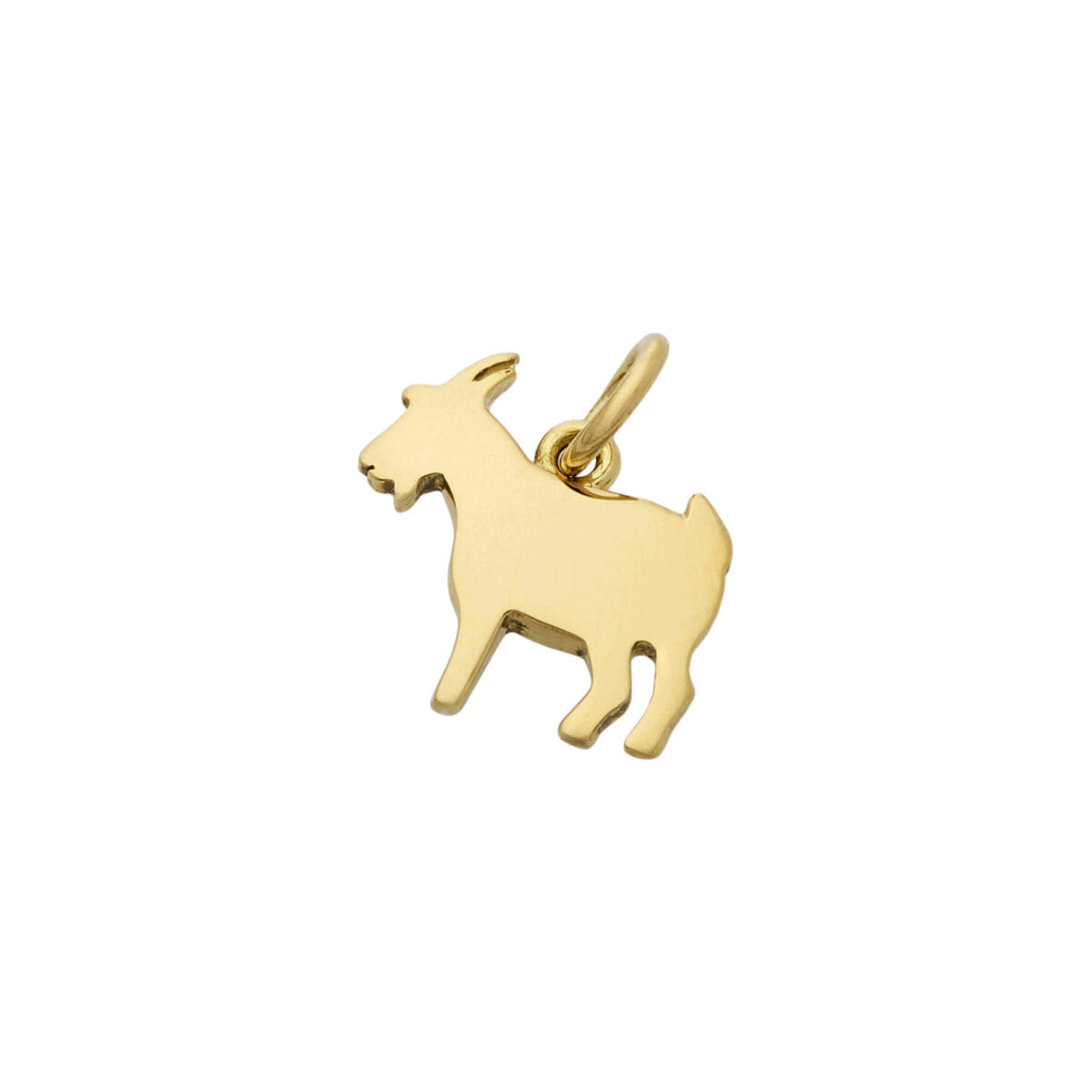Ciondolo dodo capra in oro giallo 18kt-1