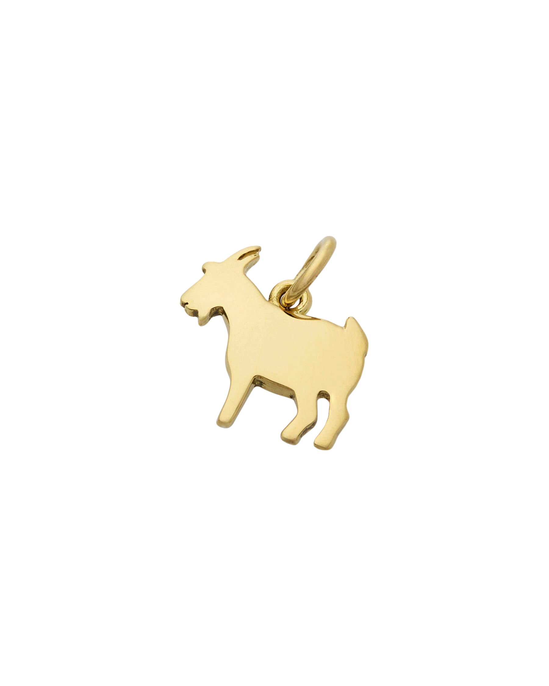 Ciondolo dodo capra in oro giallo 18kt-1