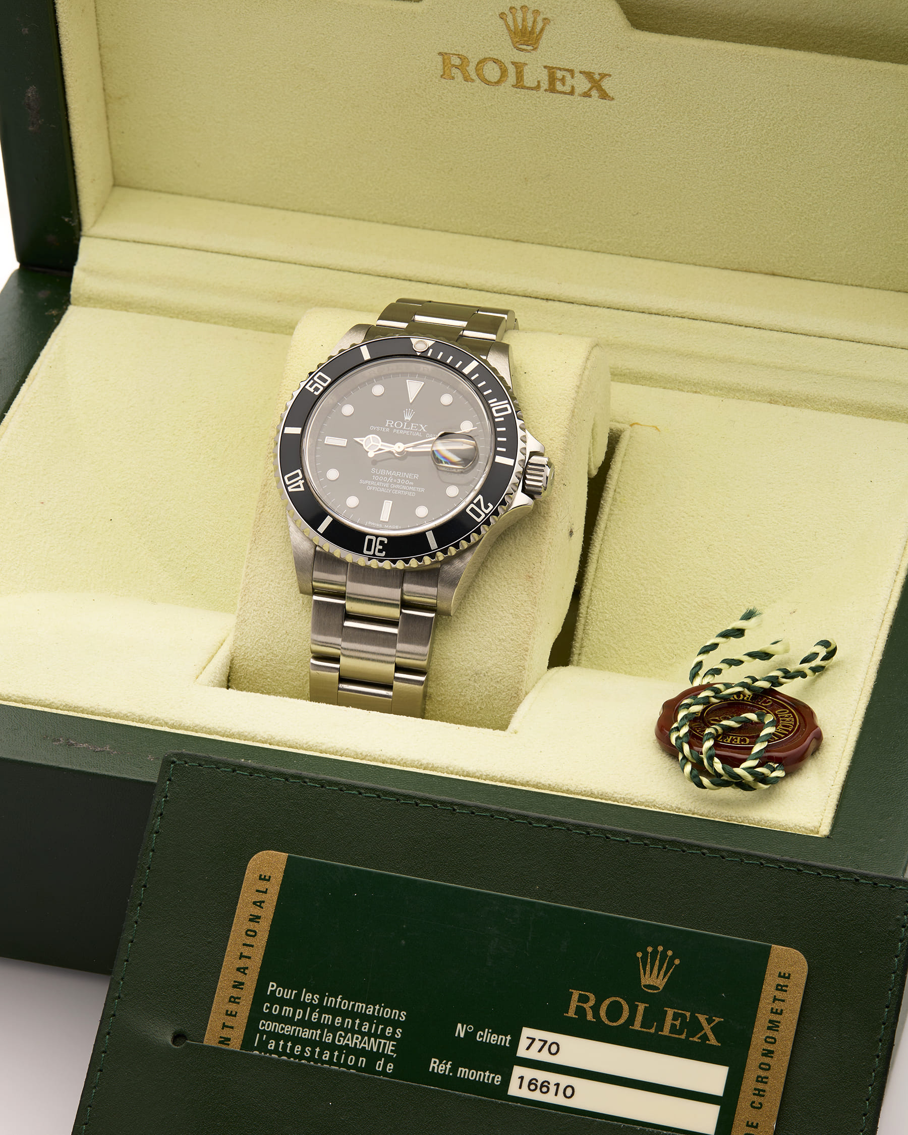Rolex submariner date ref 16610-6