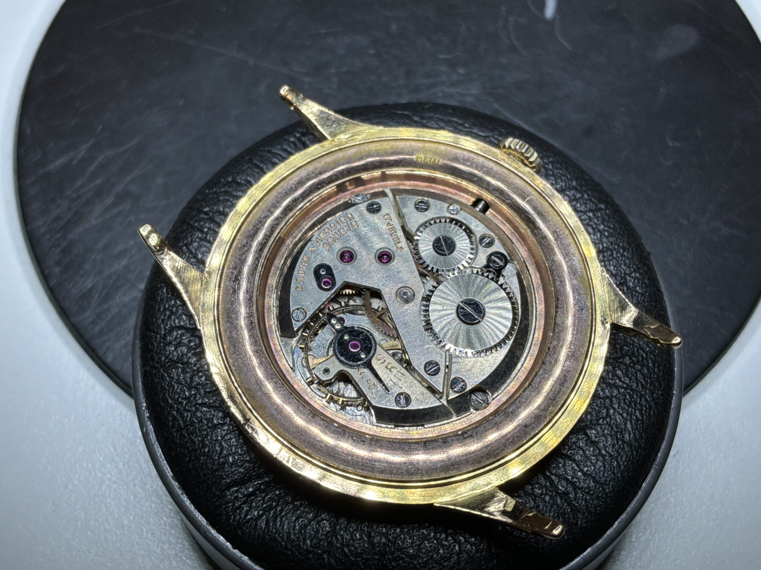 Baume mercier classic oro rosa black dial 36 mm-8