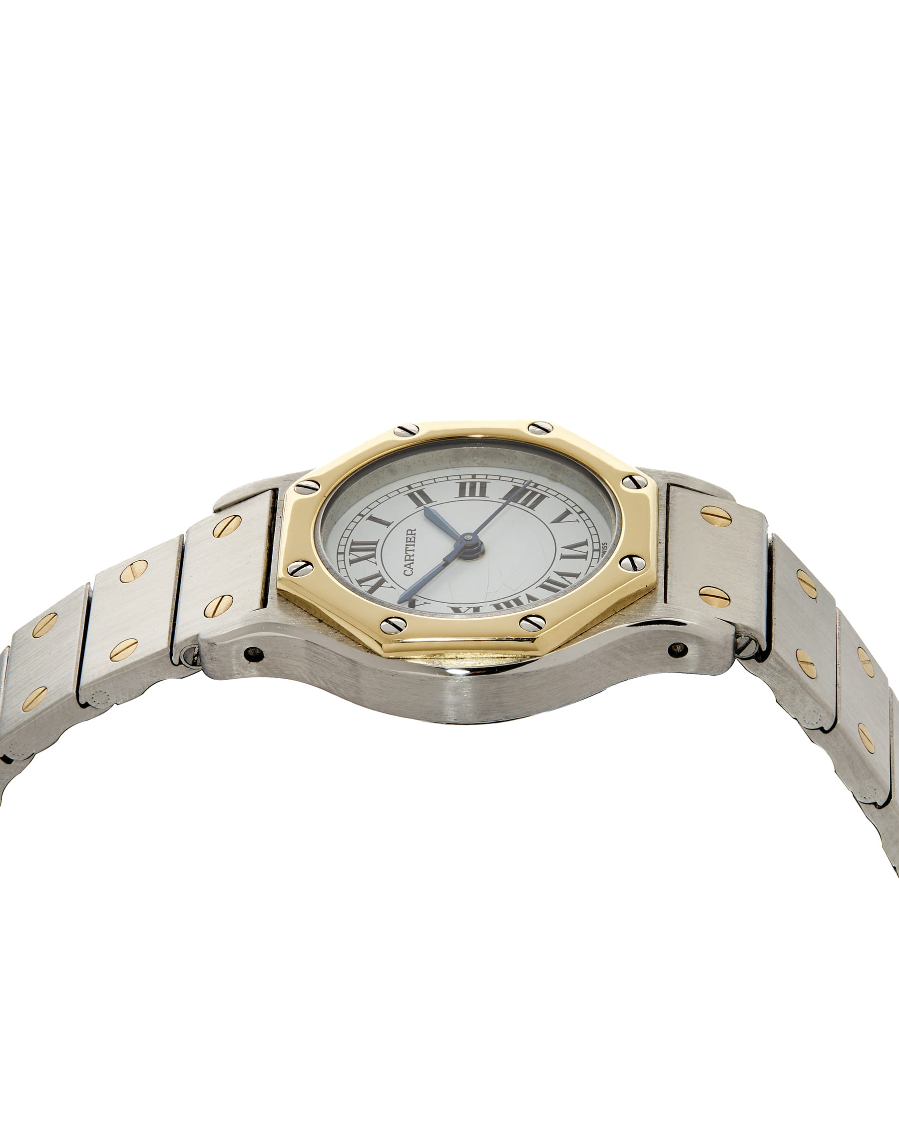 Cartier santos octagon 25 mm ref 0907-3