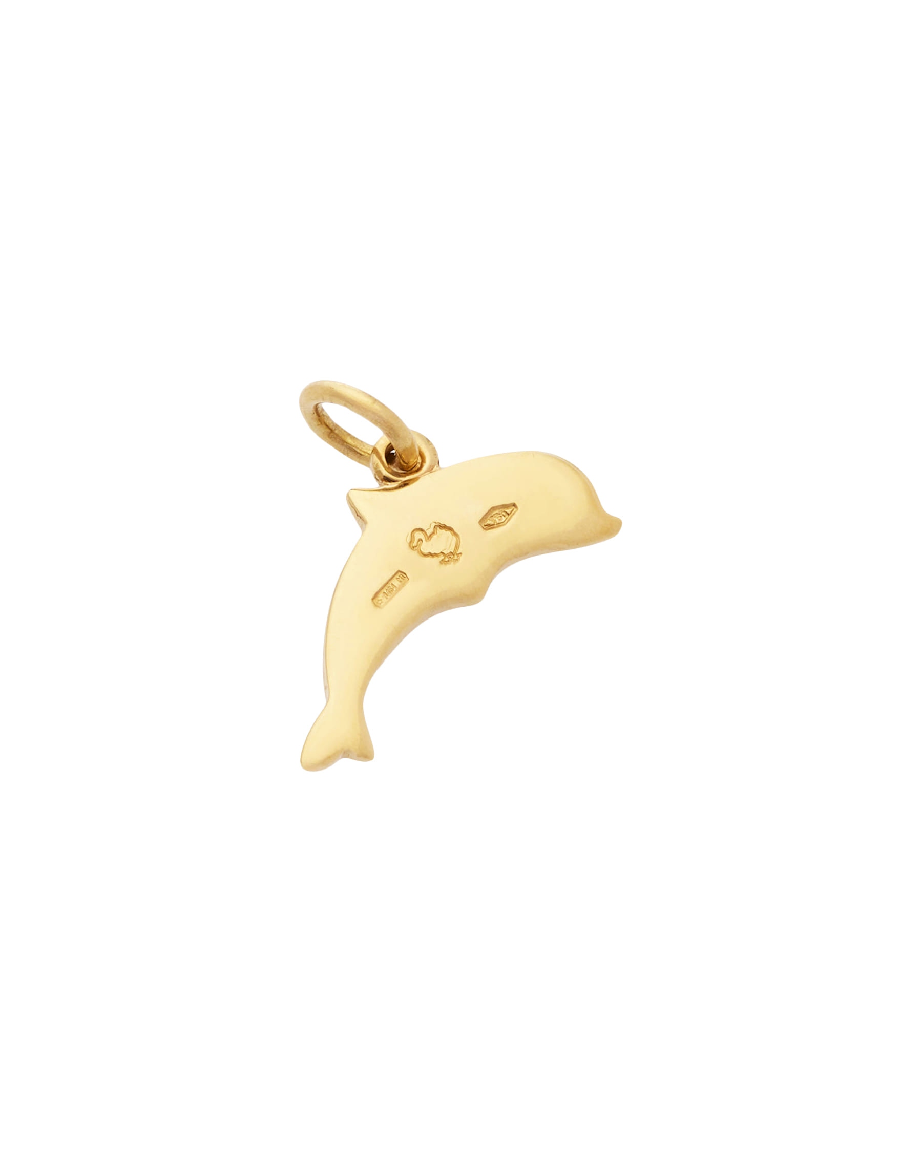 Ciondolo dodo delfino oro giallo taglia grande-2