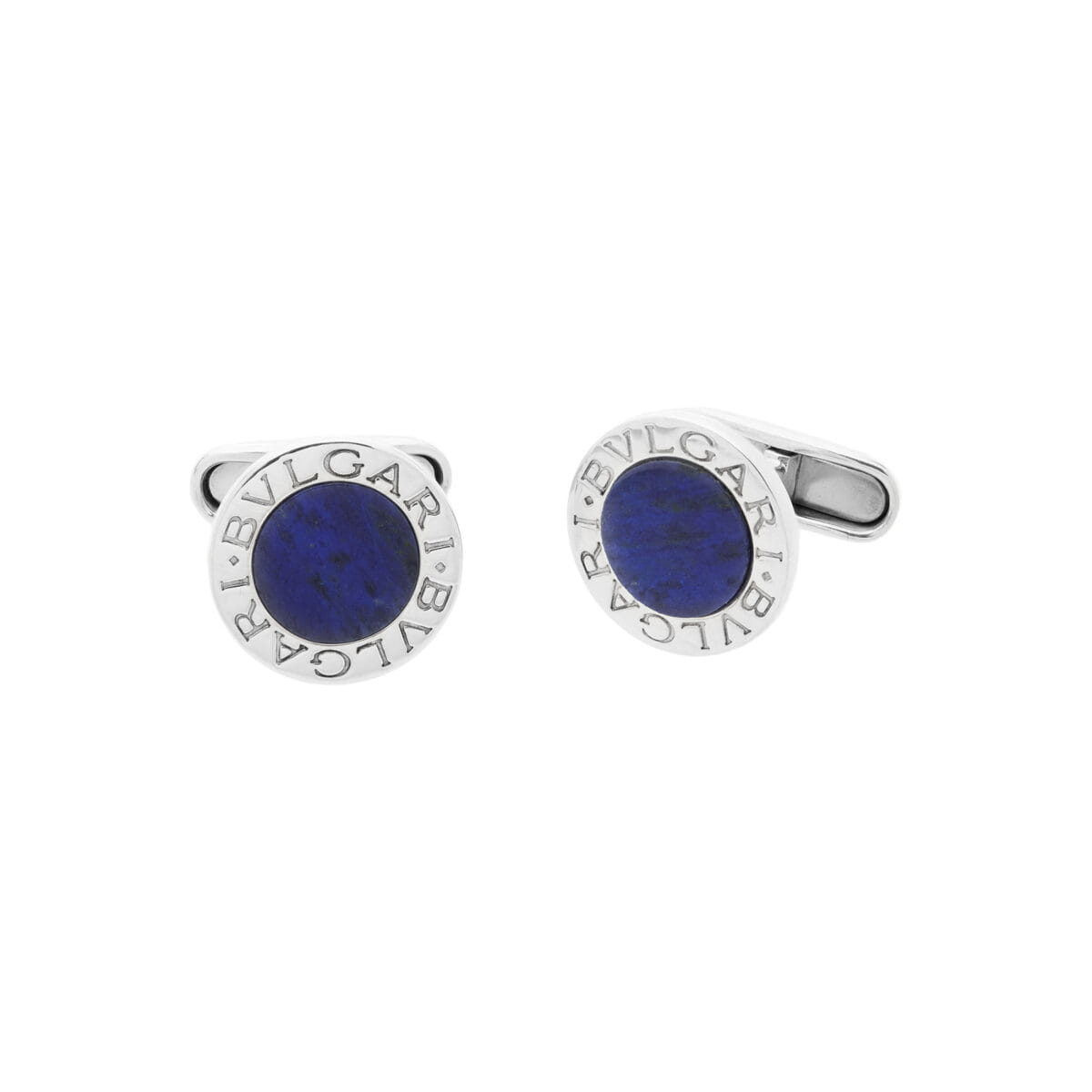 Gemelli bulgari bulgari in argento e lapis-1