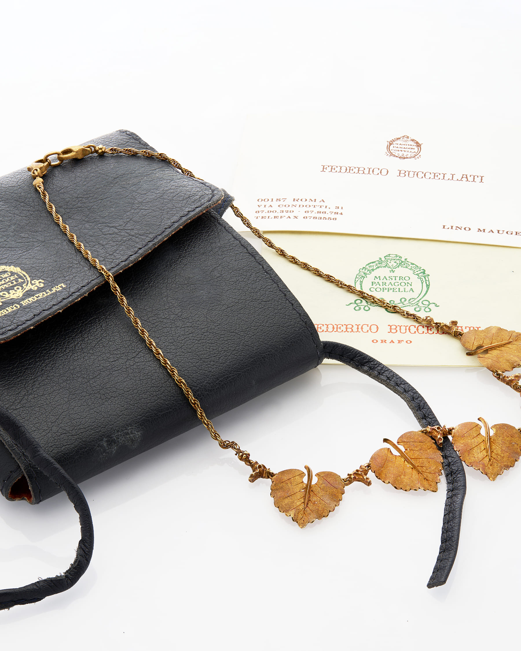 Collana leaves oro rosso buccellati-3