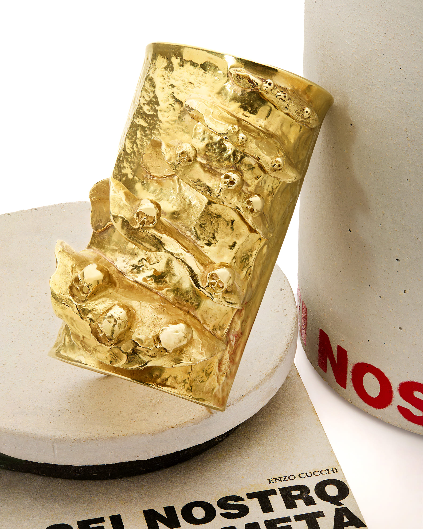 Bracciale enzo cucchi mare che sei nostro in oro giallo-2