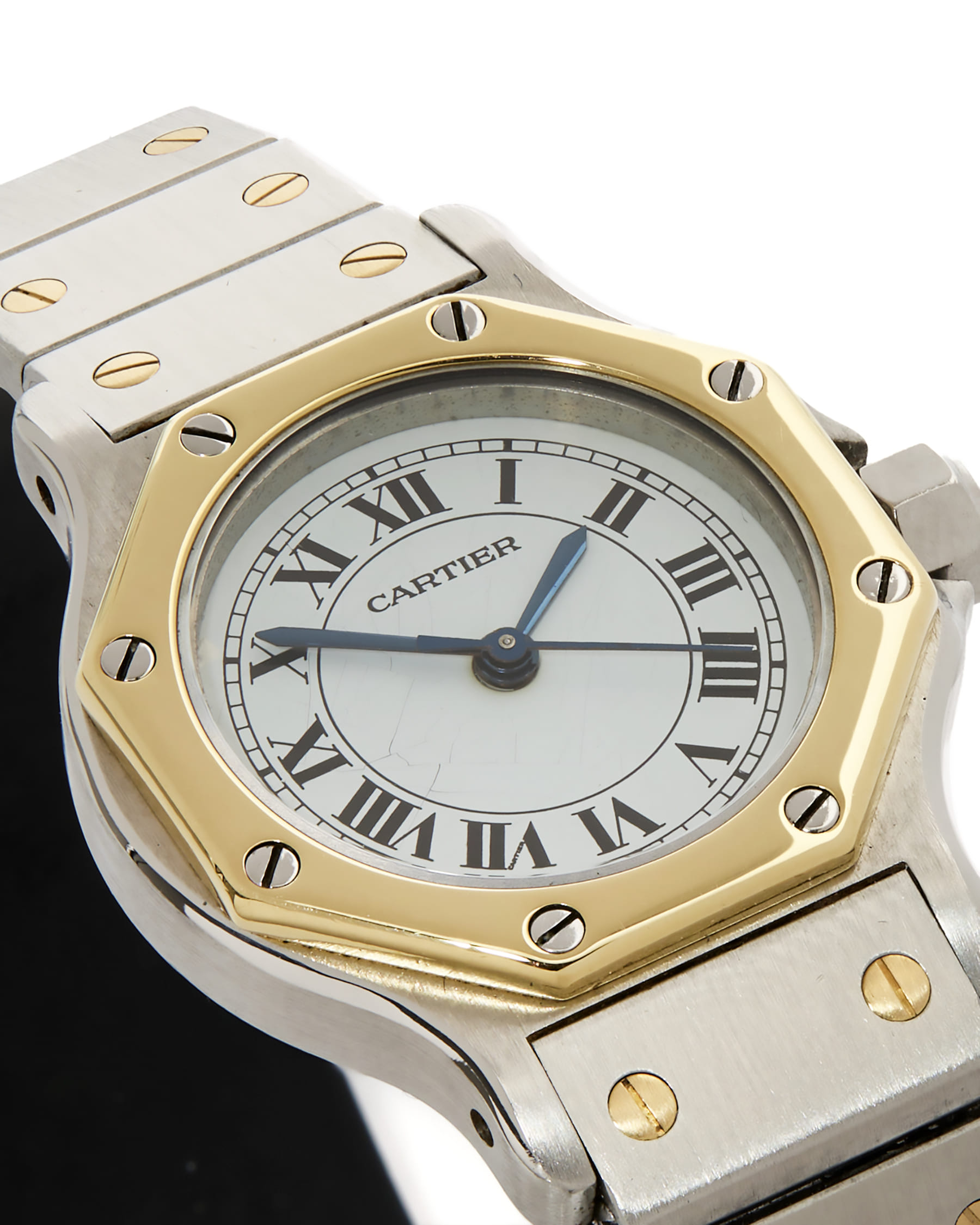 Cartier santos octagon 25 mm ref 0907-2