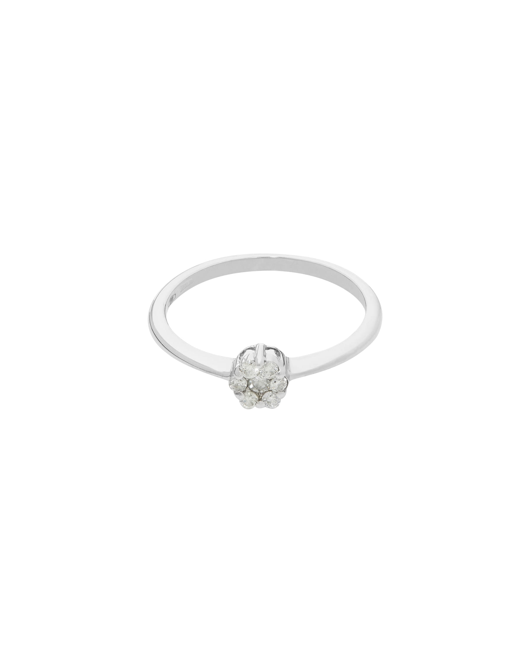Anello magic fiore in oro bianco e diamanti-1