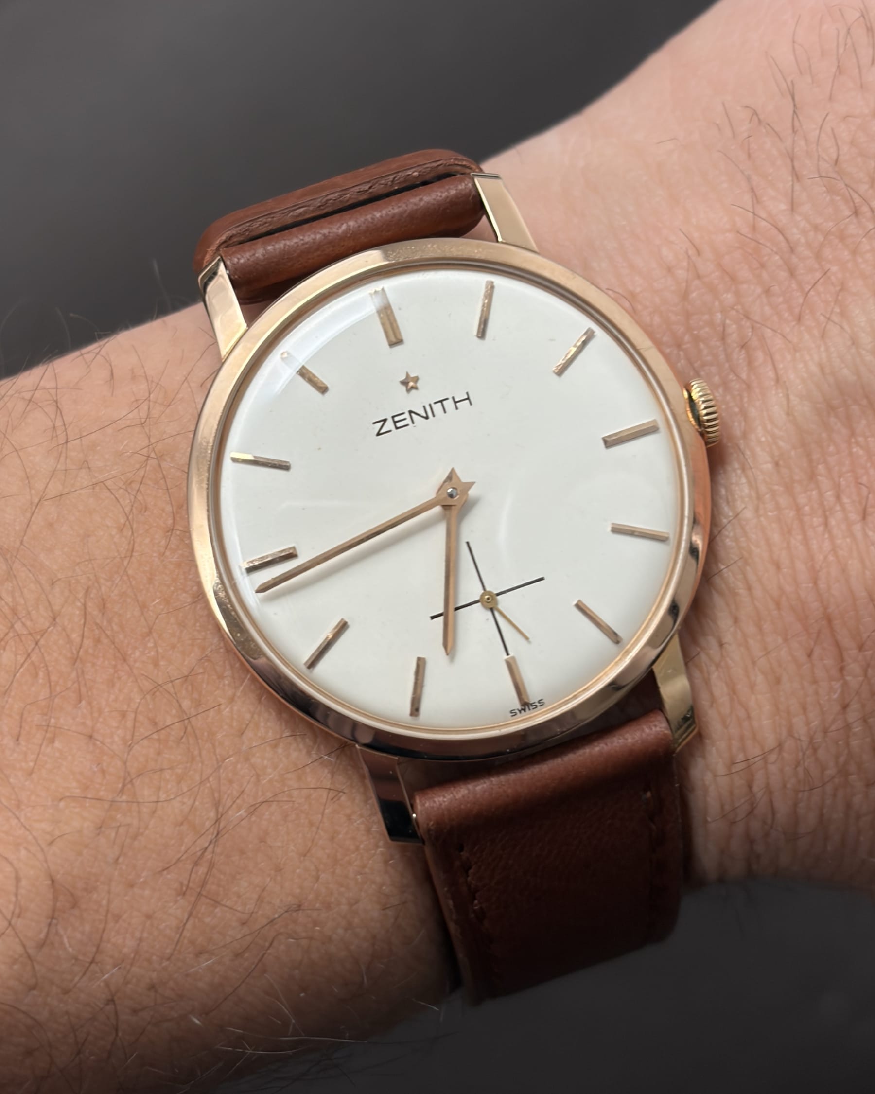 Zenith classic stellina oro 18kt 35 mm cal 40-9