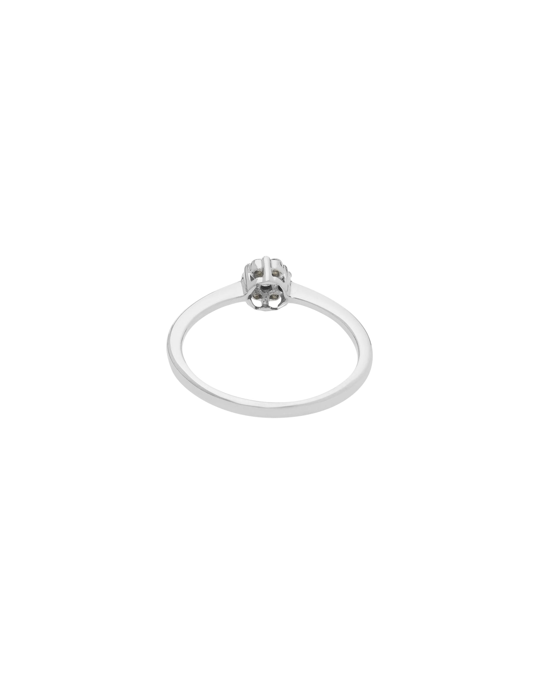 Anello magic fiore in oro bianco e diamanti-3