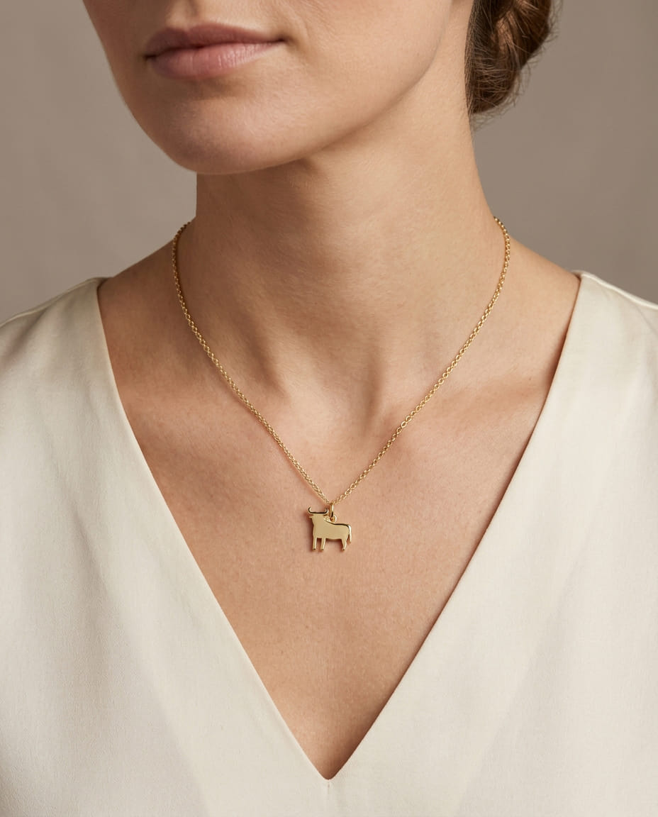 Ciondolo dodo toro oro giallo 18kt-3