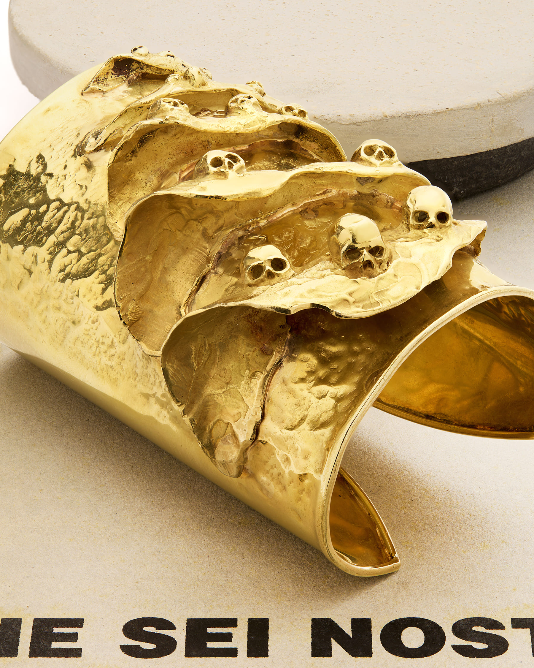 Bracciale enzo cucchi mare che sei nostro in oro giallo-3