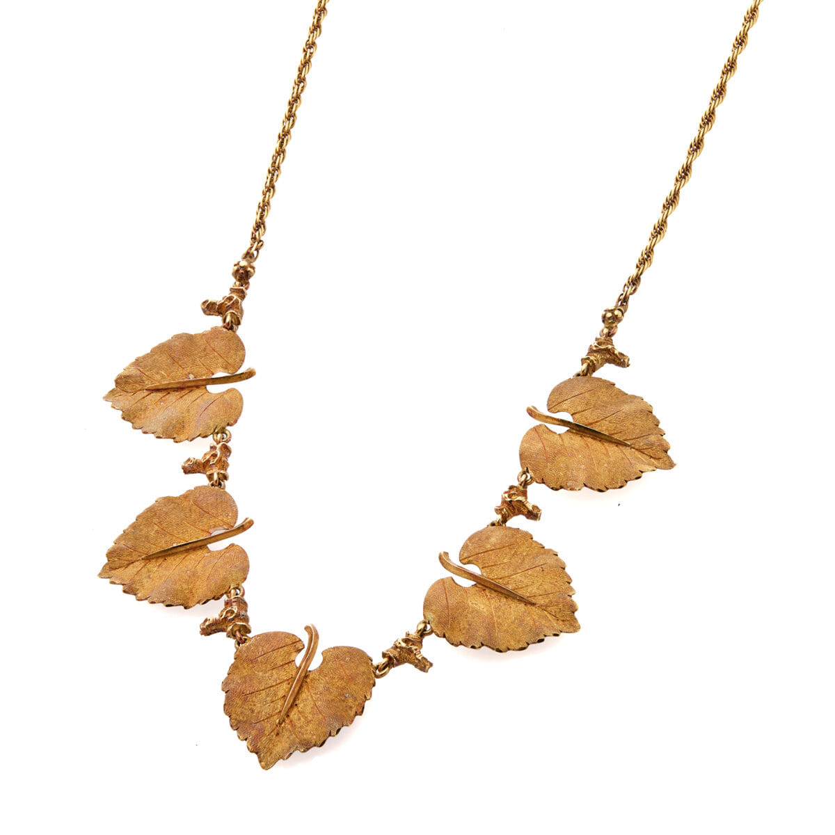 Collana leaves oro rosso buccellati-1