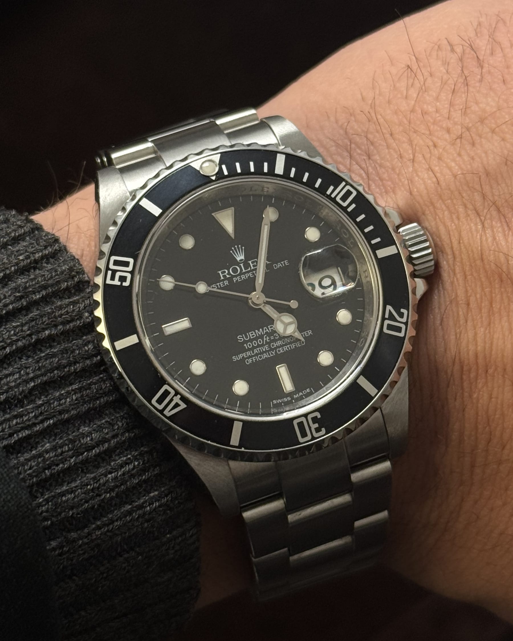Rolex submariner date ref 16610-9