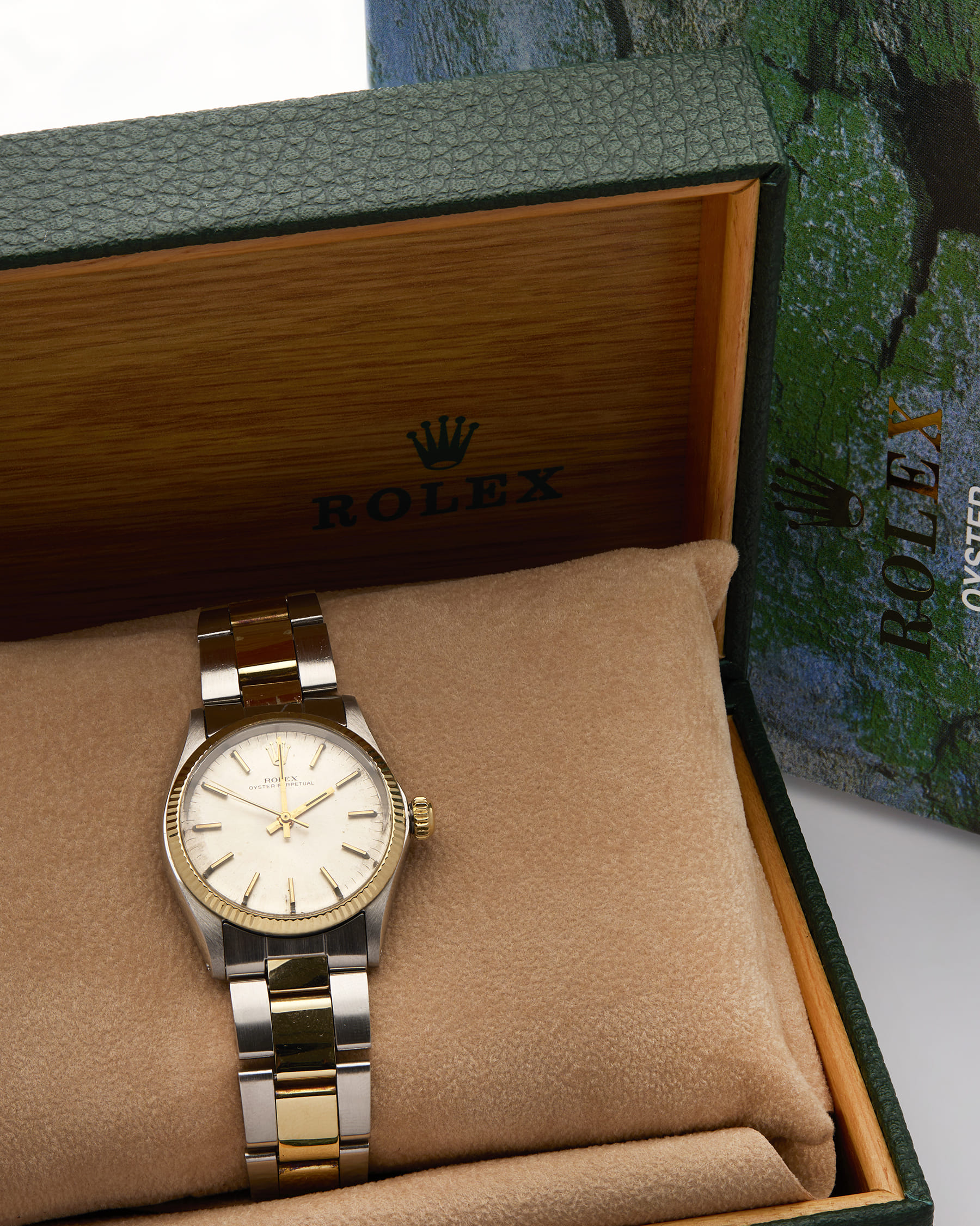 Rolex oyster perpetual 31 stee & gold ref 6548-6