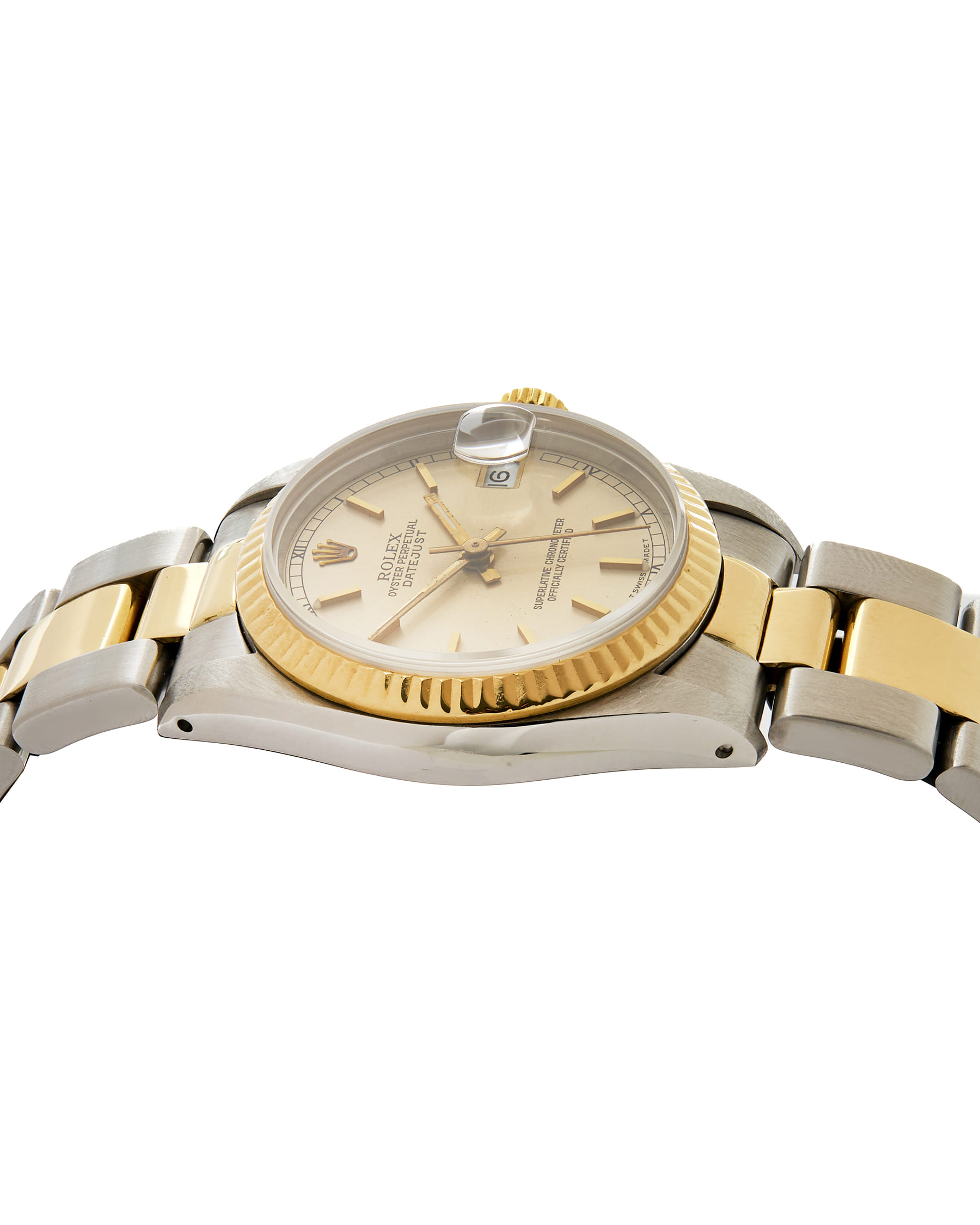 Rolex datejust 31mm medio steel gold ref 68273-3