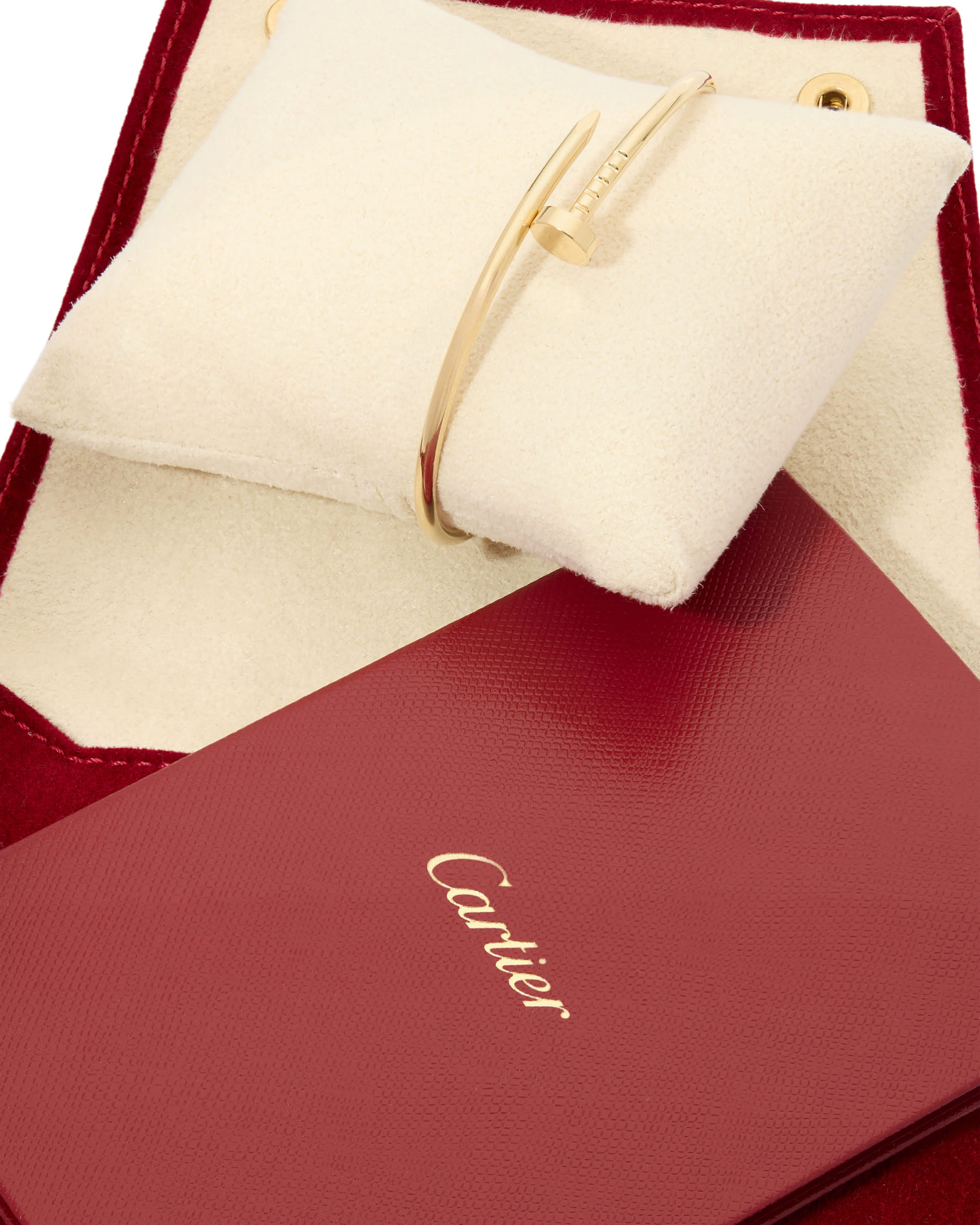 Bracciale cartier juste un clou in oro giallo modello piccolo-3