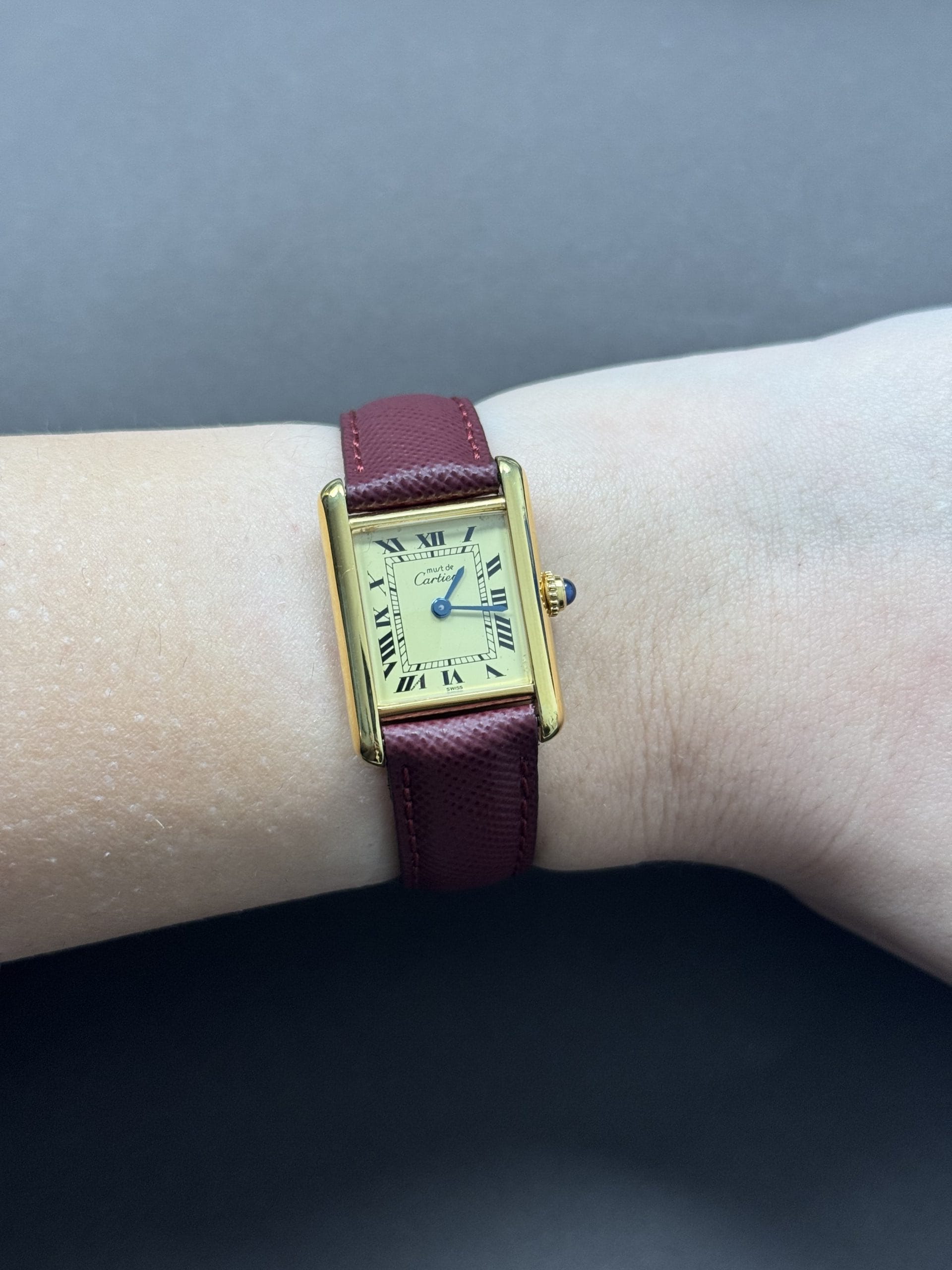 Cartier tank vermail ref 5057001-9