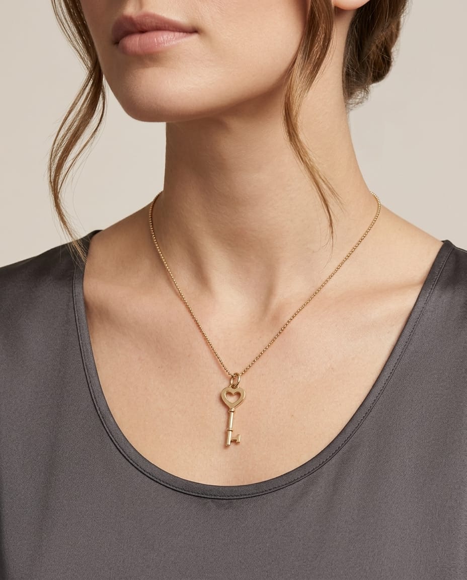 Collana tiffany & co. keys in oro rosa 18kt-3