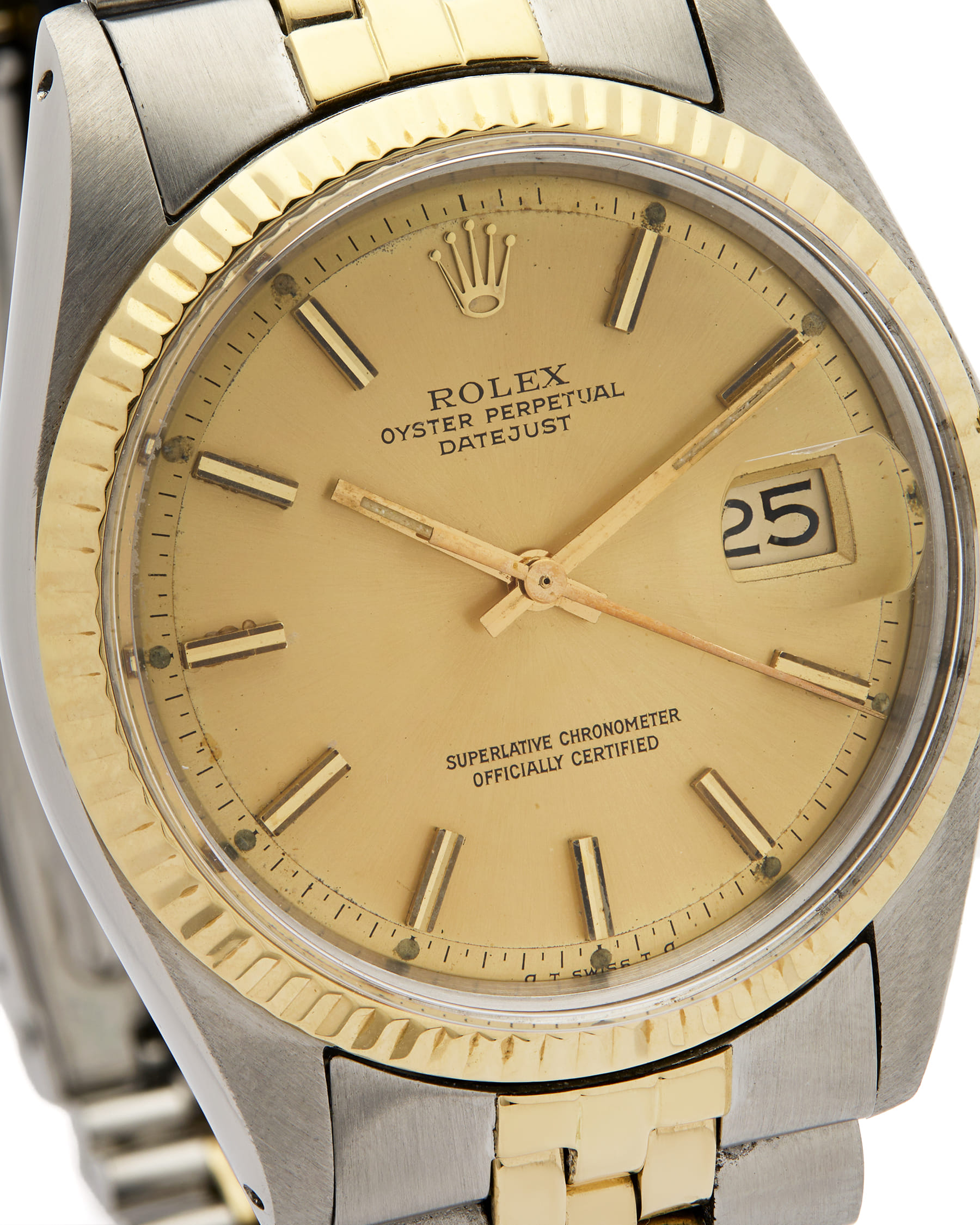 Rolex datejust steel-gold 36 mm ref 1601-2