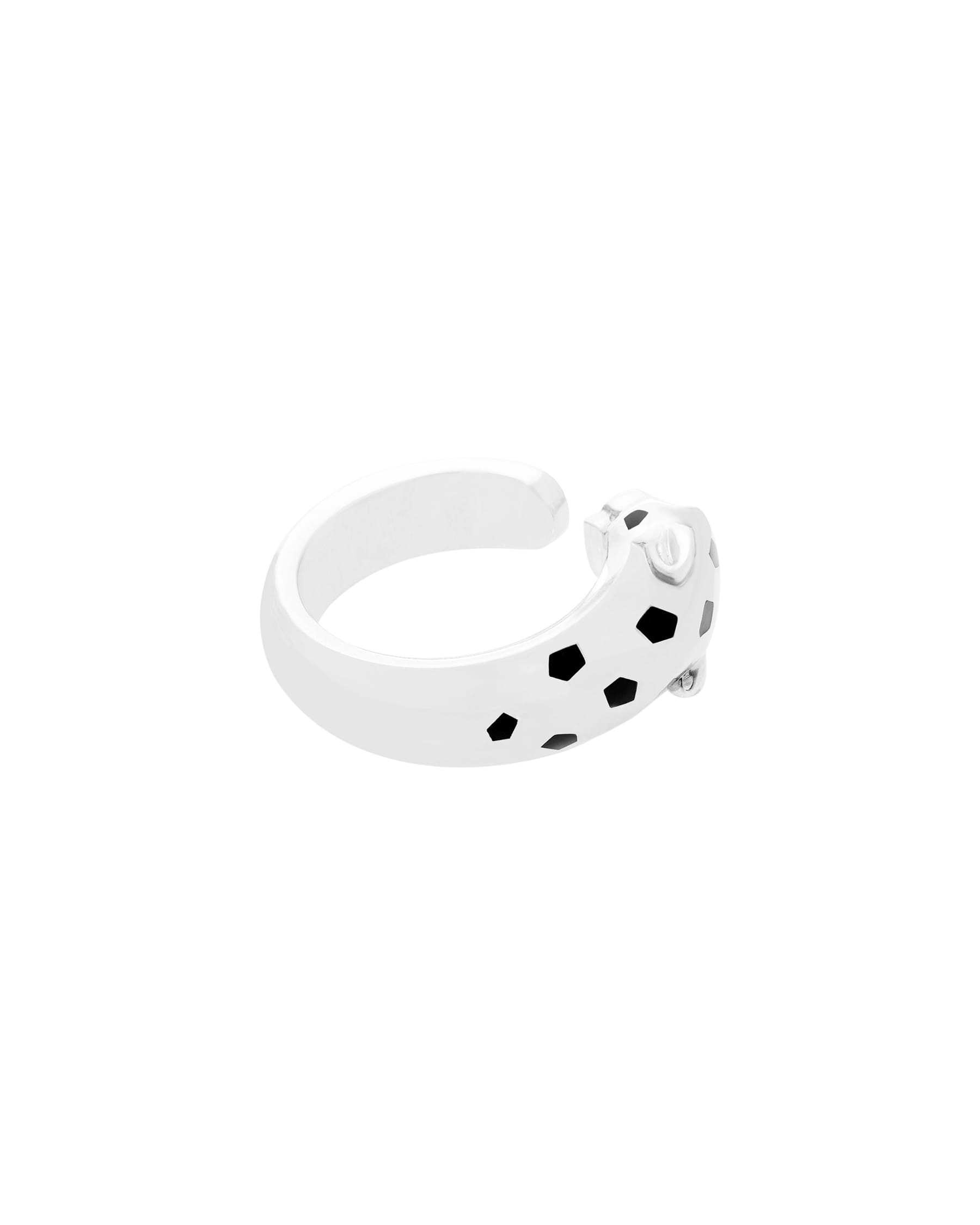 Anello panthère de cartier in oro bianco modello medio-2