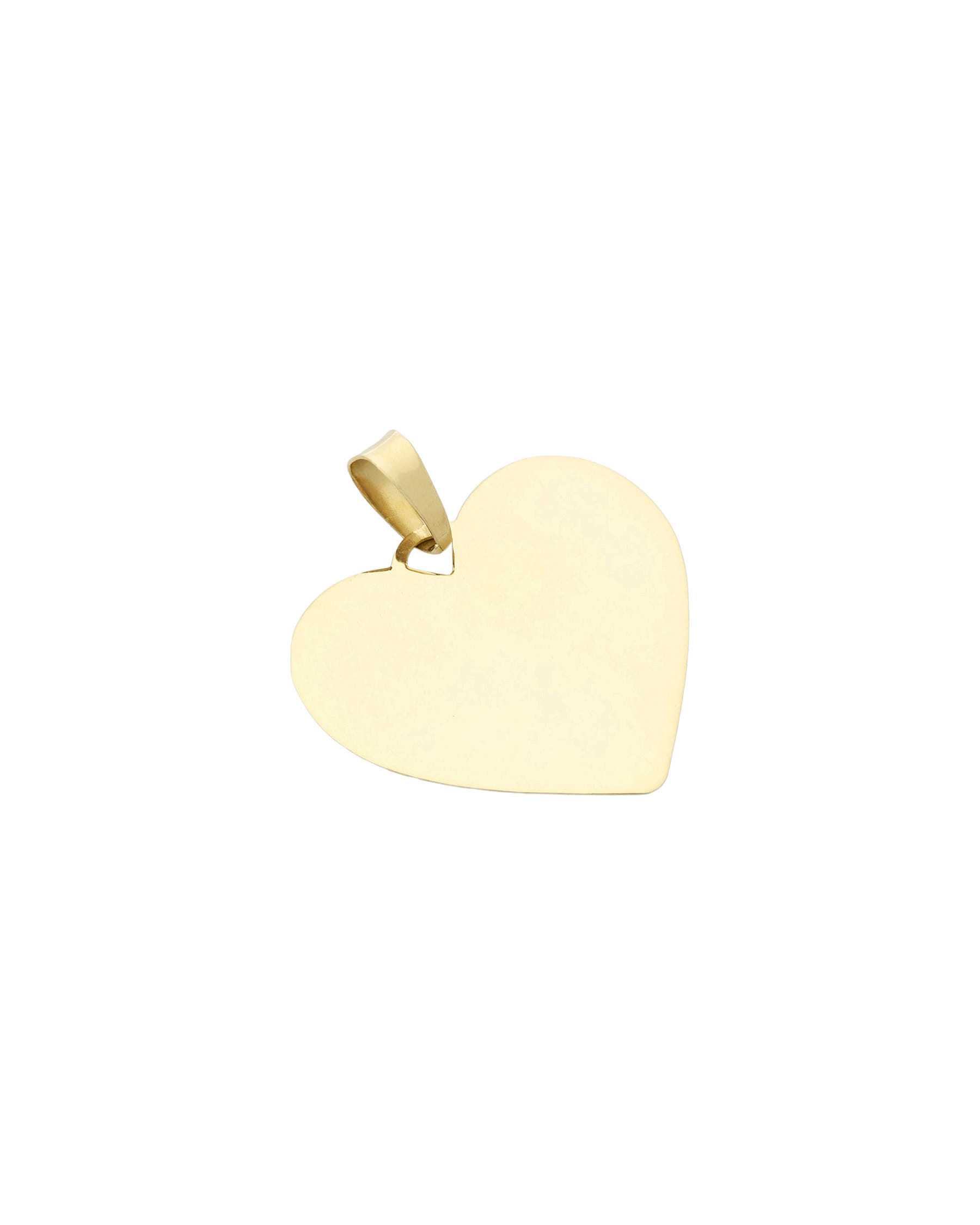 Ciondolo cuore in oro giallo 18 kt-2