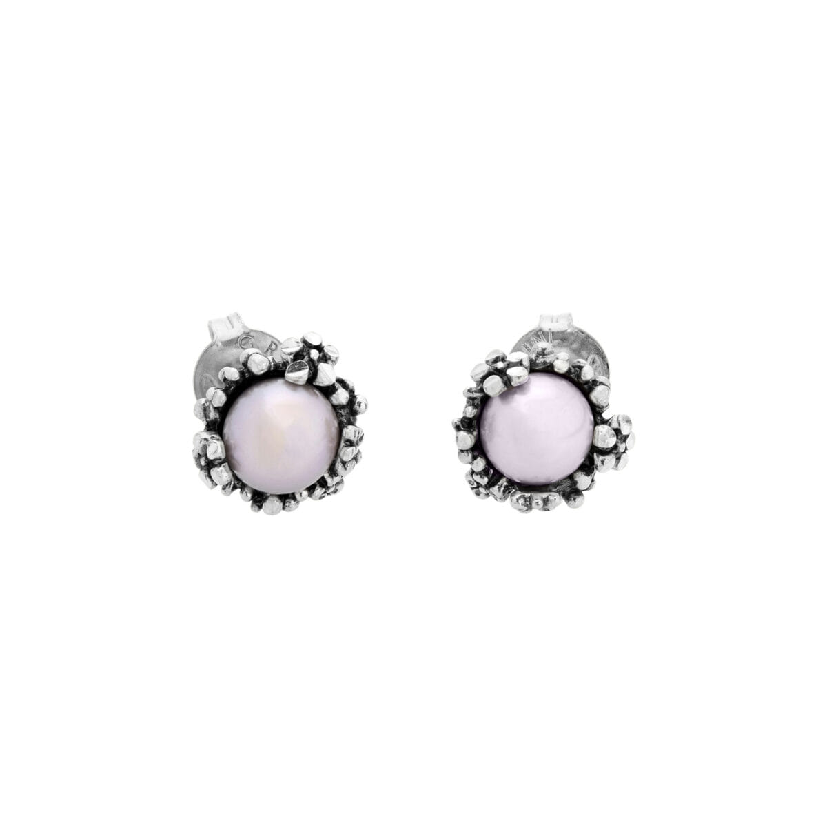 Orecchini giovanni raspini blossom in argento con perle-1