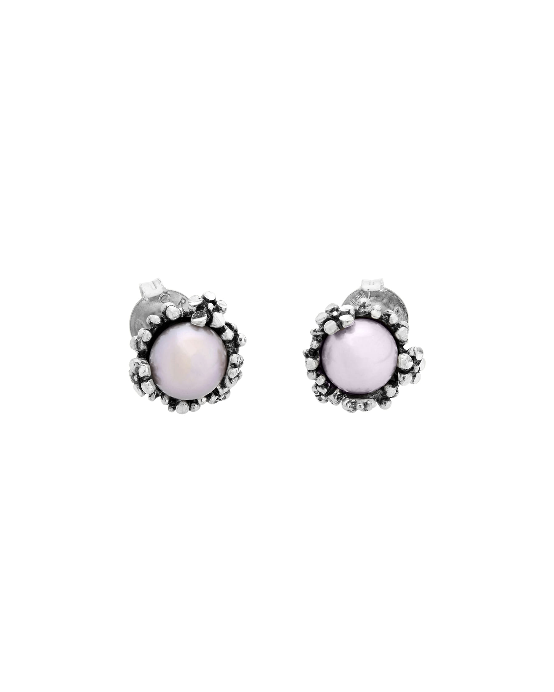 Orecchini giovanni raspini blossom in argento con perle-1