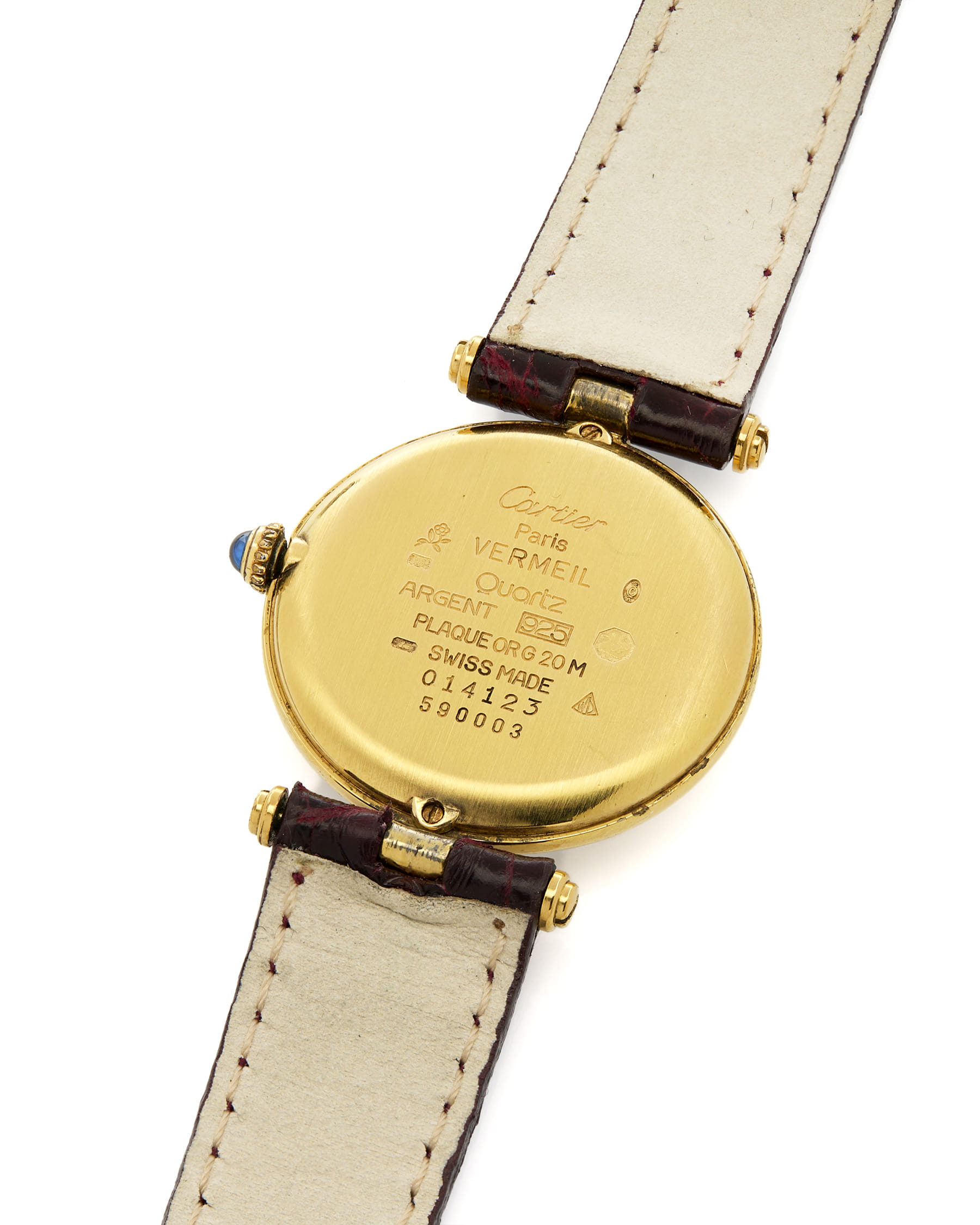 Cartier vendome vermeil must de cartier 30 mm ref 590003-5