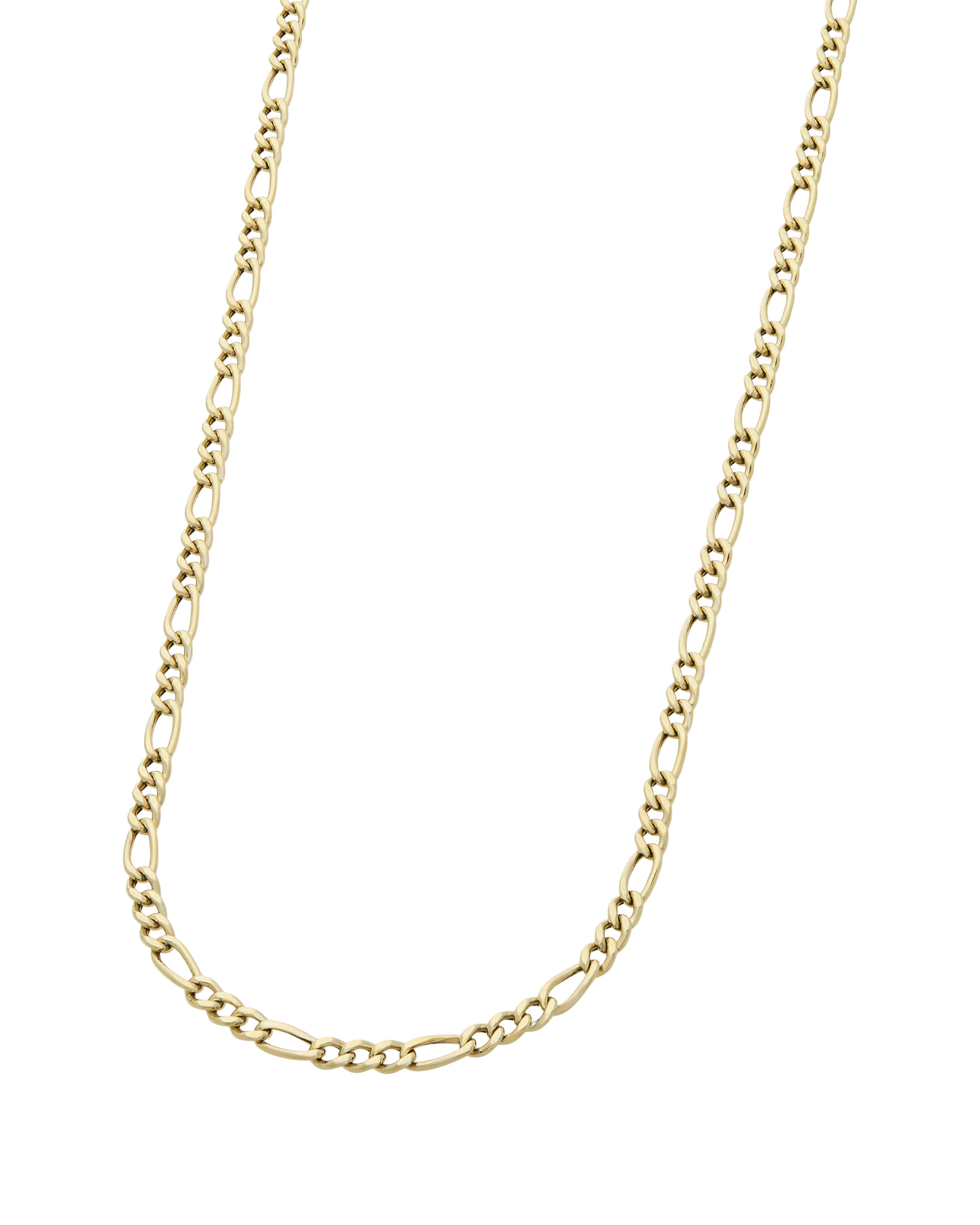 Collana maglia figaro 3+1 in oro giallo-1