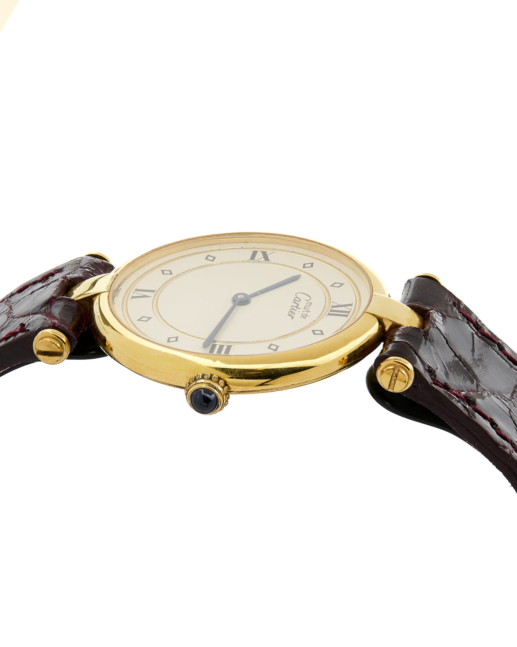 Cartier vendome vermeil must de cartier 30 mm ref 590003-4