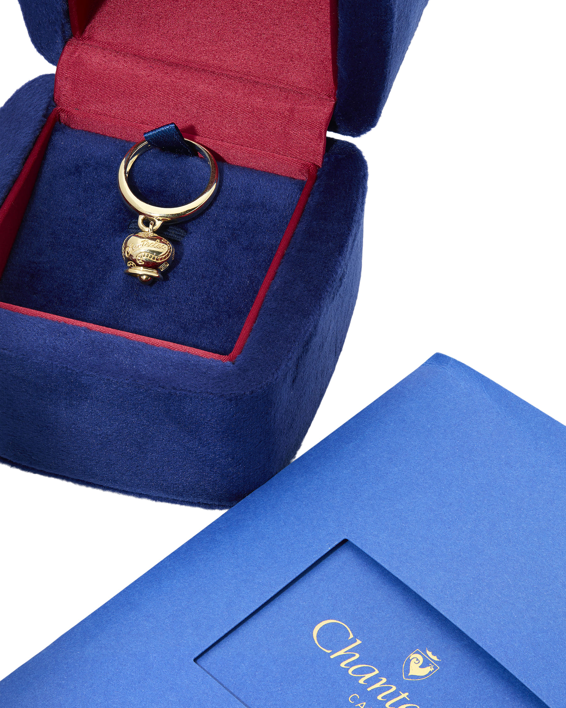Anello campanella chantecler in oro giallo-3