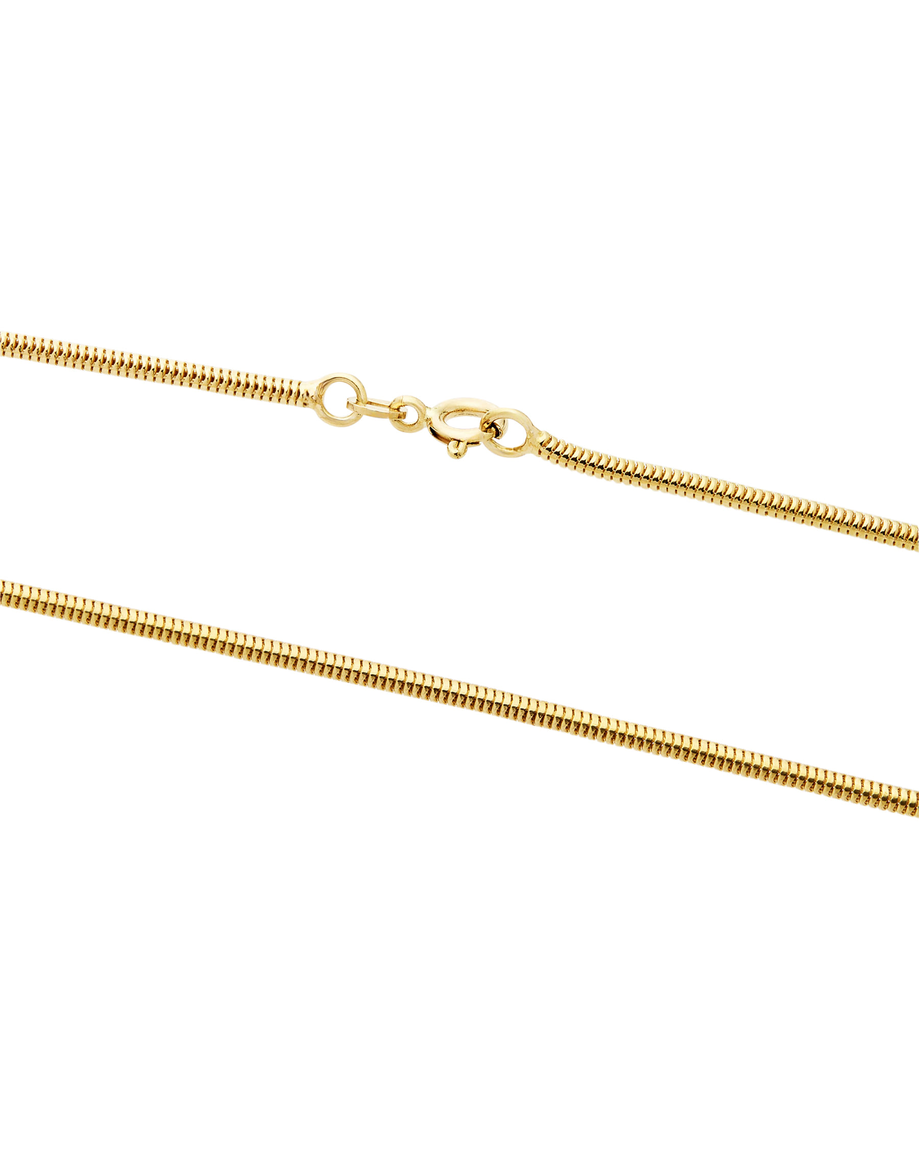 Collana maglia coda di topo in oro giallo-2