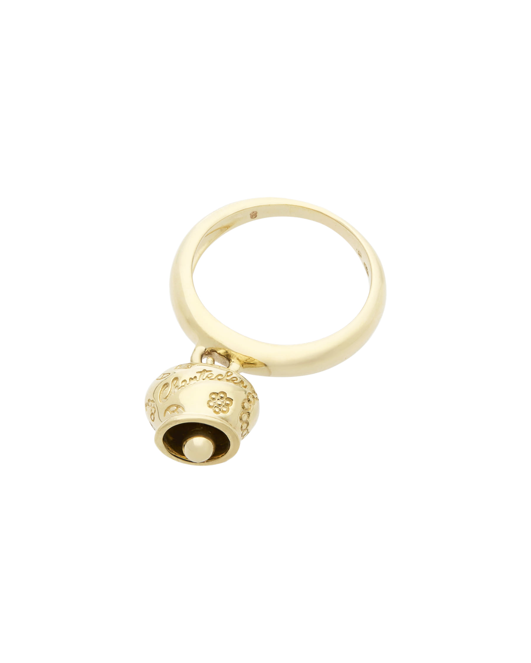 Anello campanella chantecler in oro giallo-2