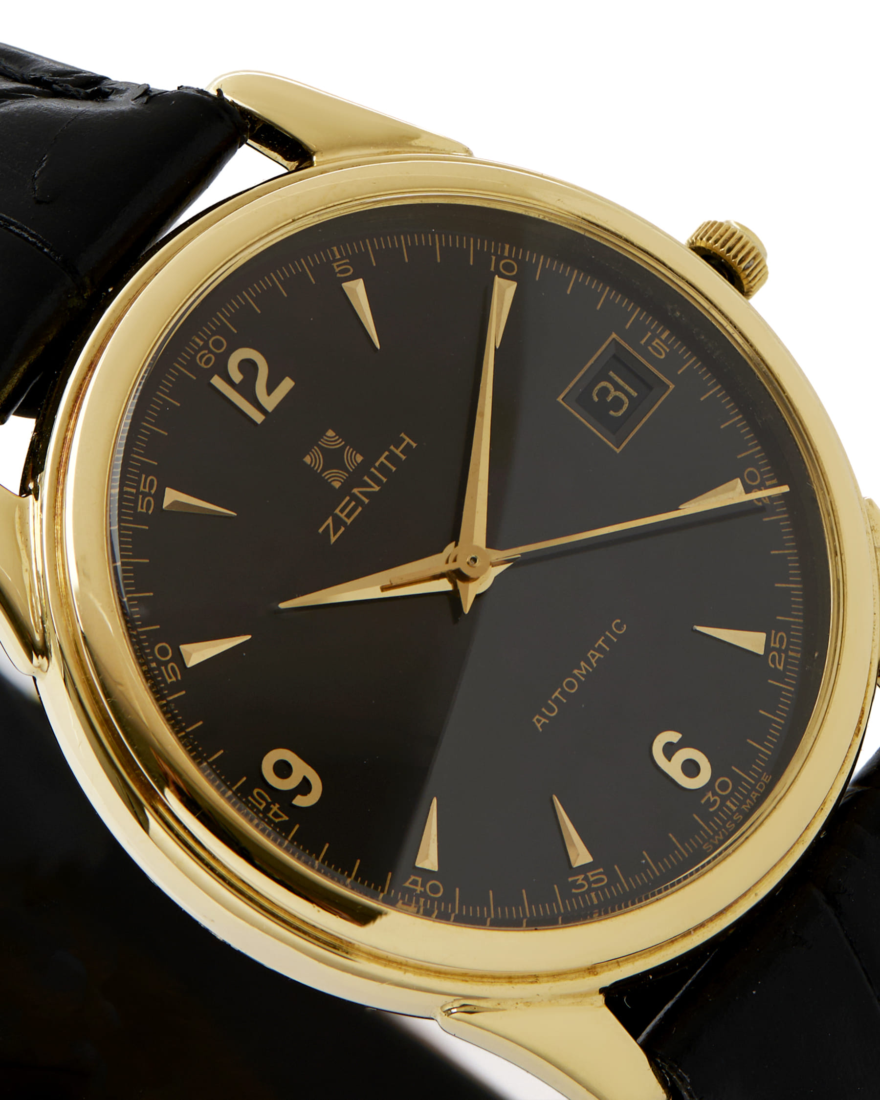 Zenith stellina date automatic oro 18 kt 35 mm-2