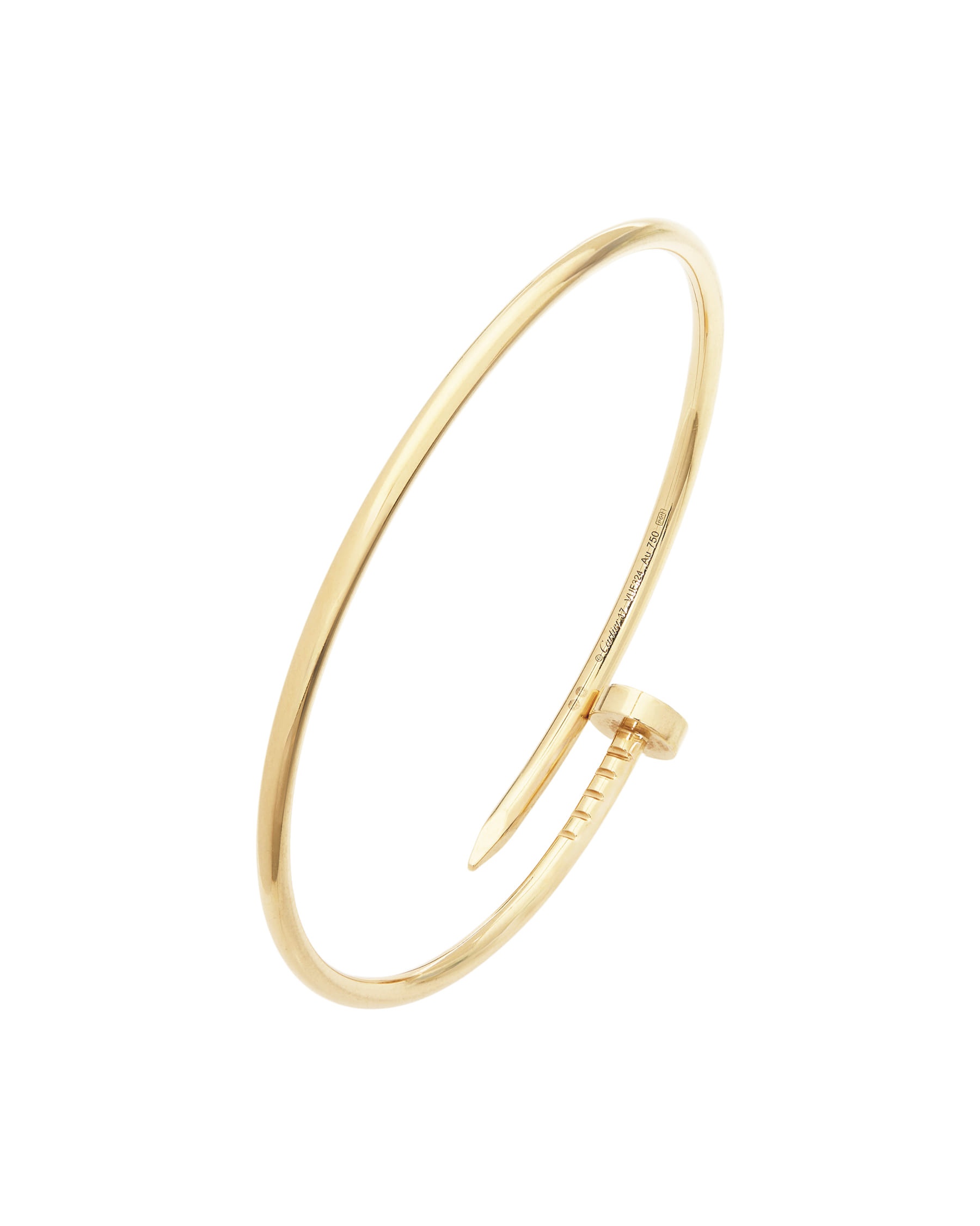 Bracciale cartier juste un clou in oro giallo modello piccolo-2