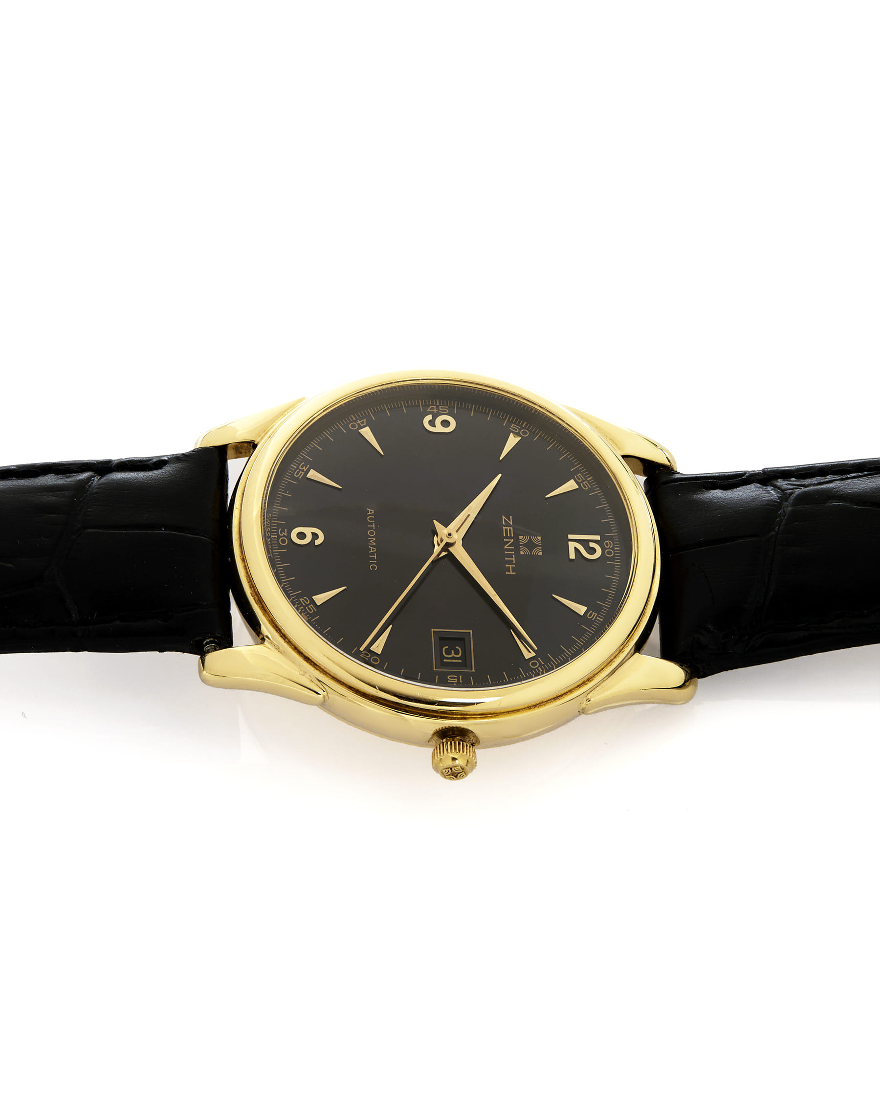 Zenith stellina date automatic oro 18 kt 35 mm-4