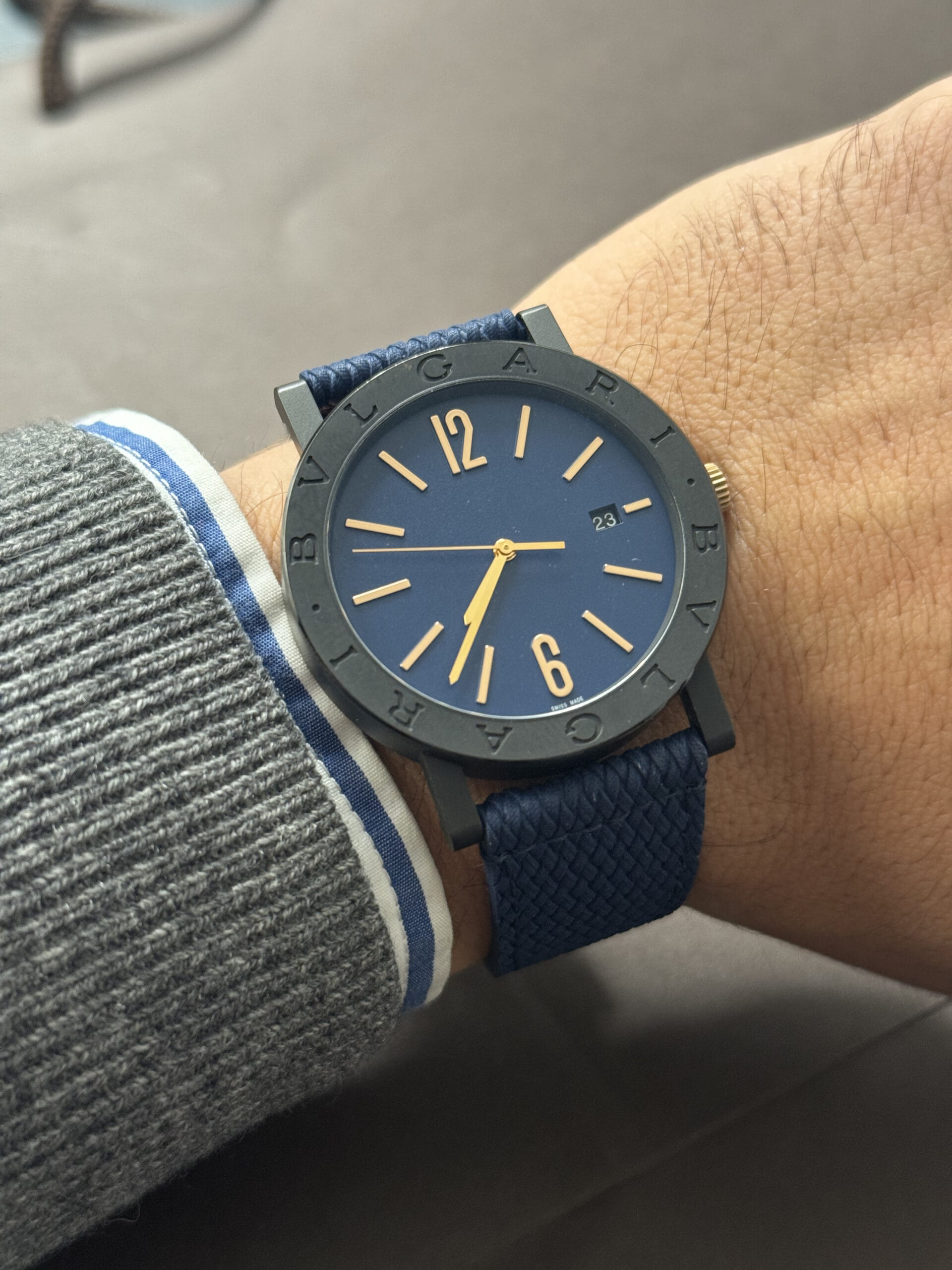 Bulgari bulgari solo tempo automatico ref bb 41 s-9