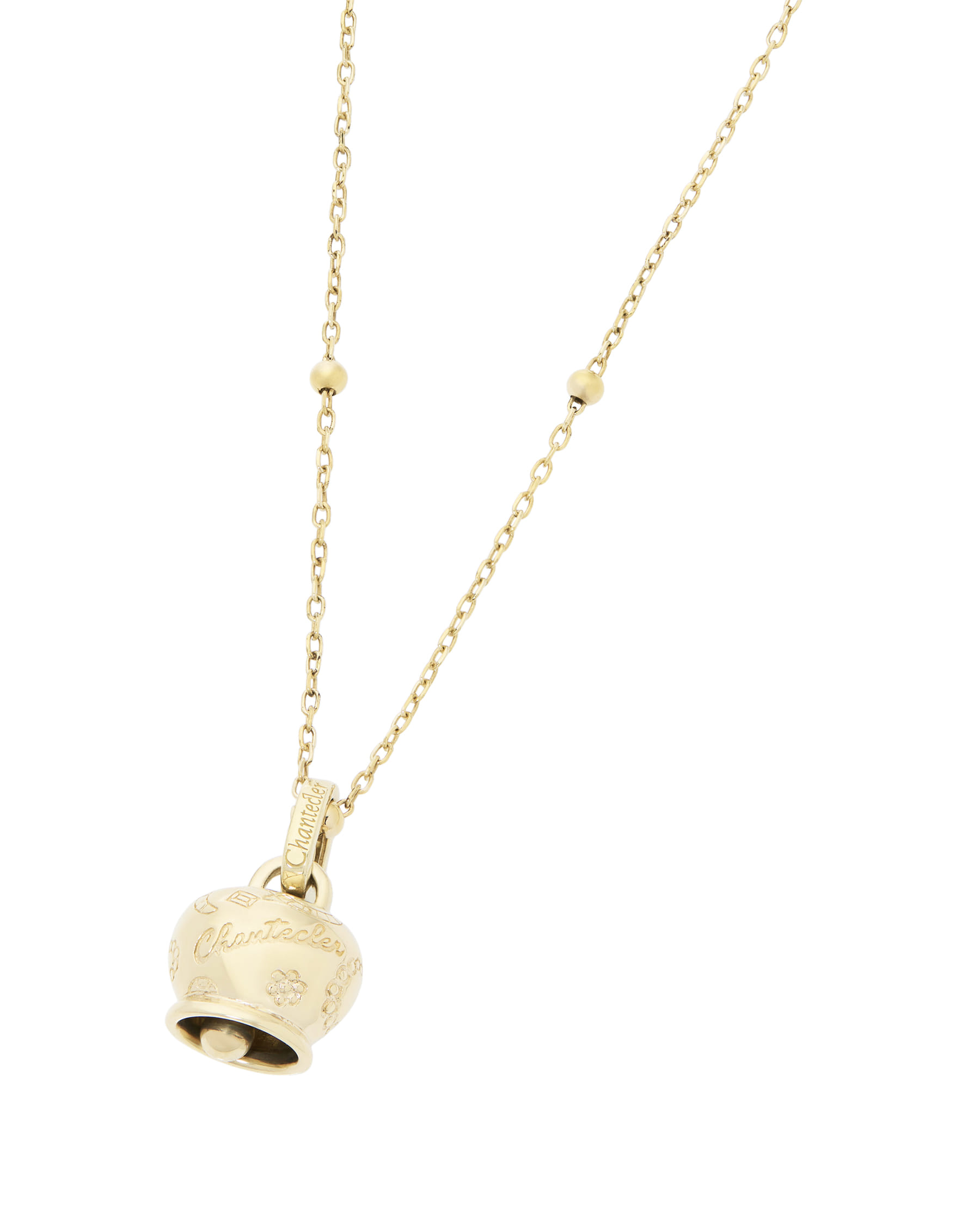Collana campanella chantecler in oro giallo-1