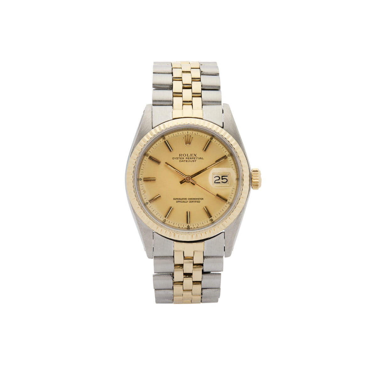 Rolex datejust steel-gold 36 mm ref 1601-1
