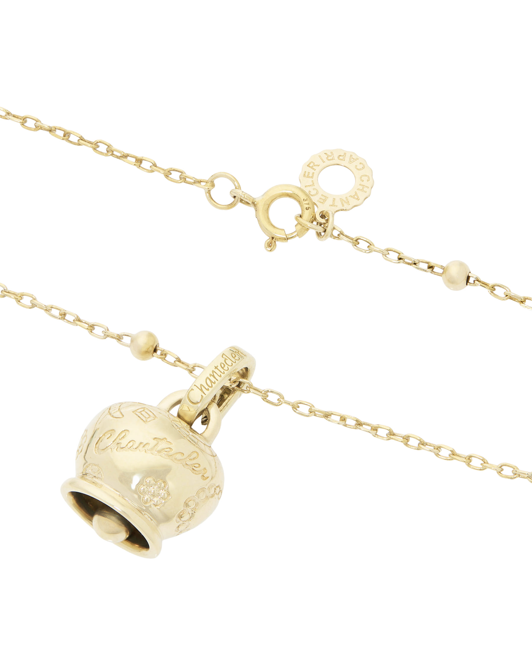Collana campanella chantecler in oro giallo-2