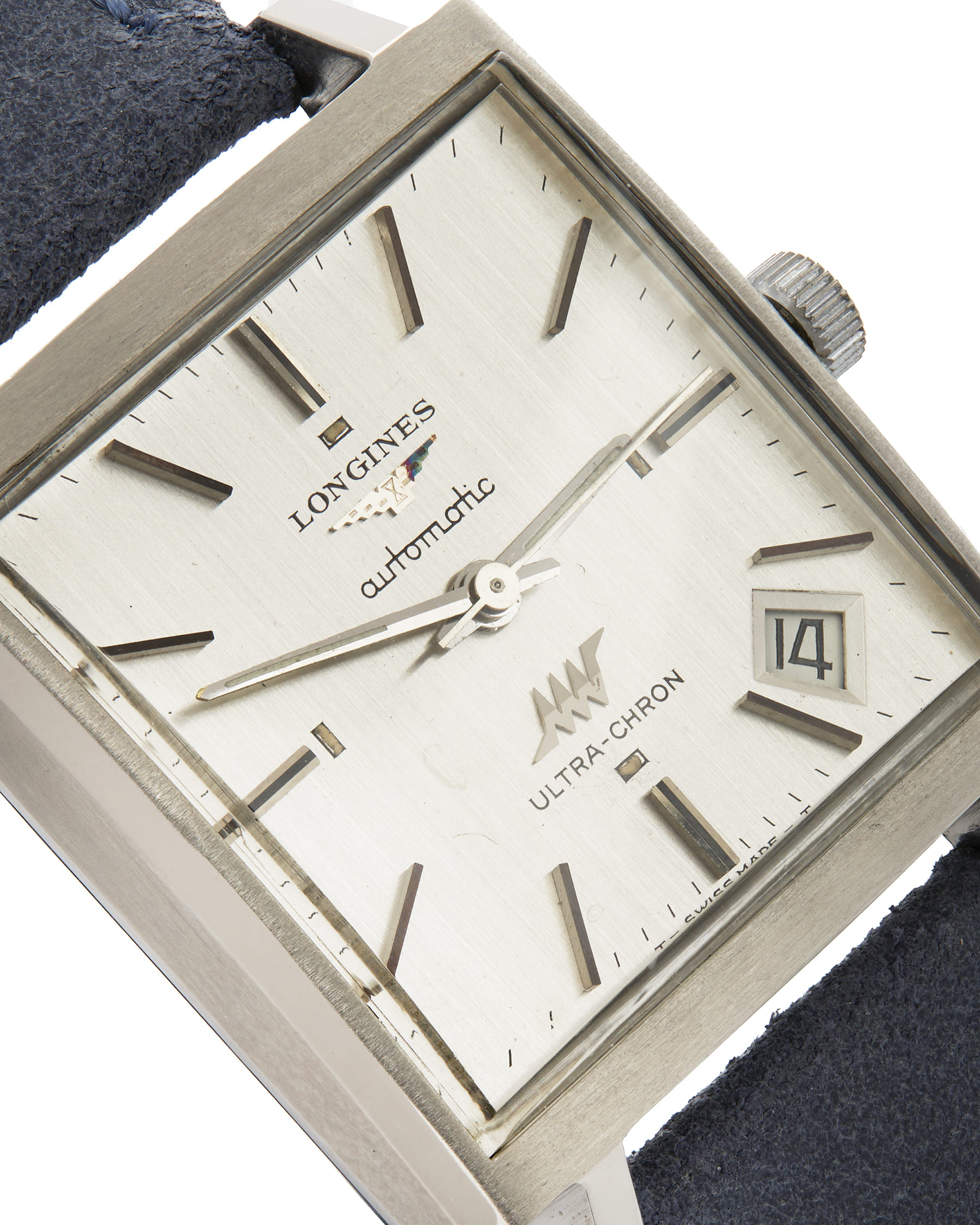 Longines ultra chron square vintage automatic 30 mm ref. 7829-6-2