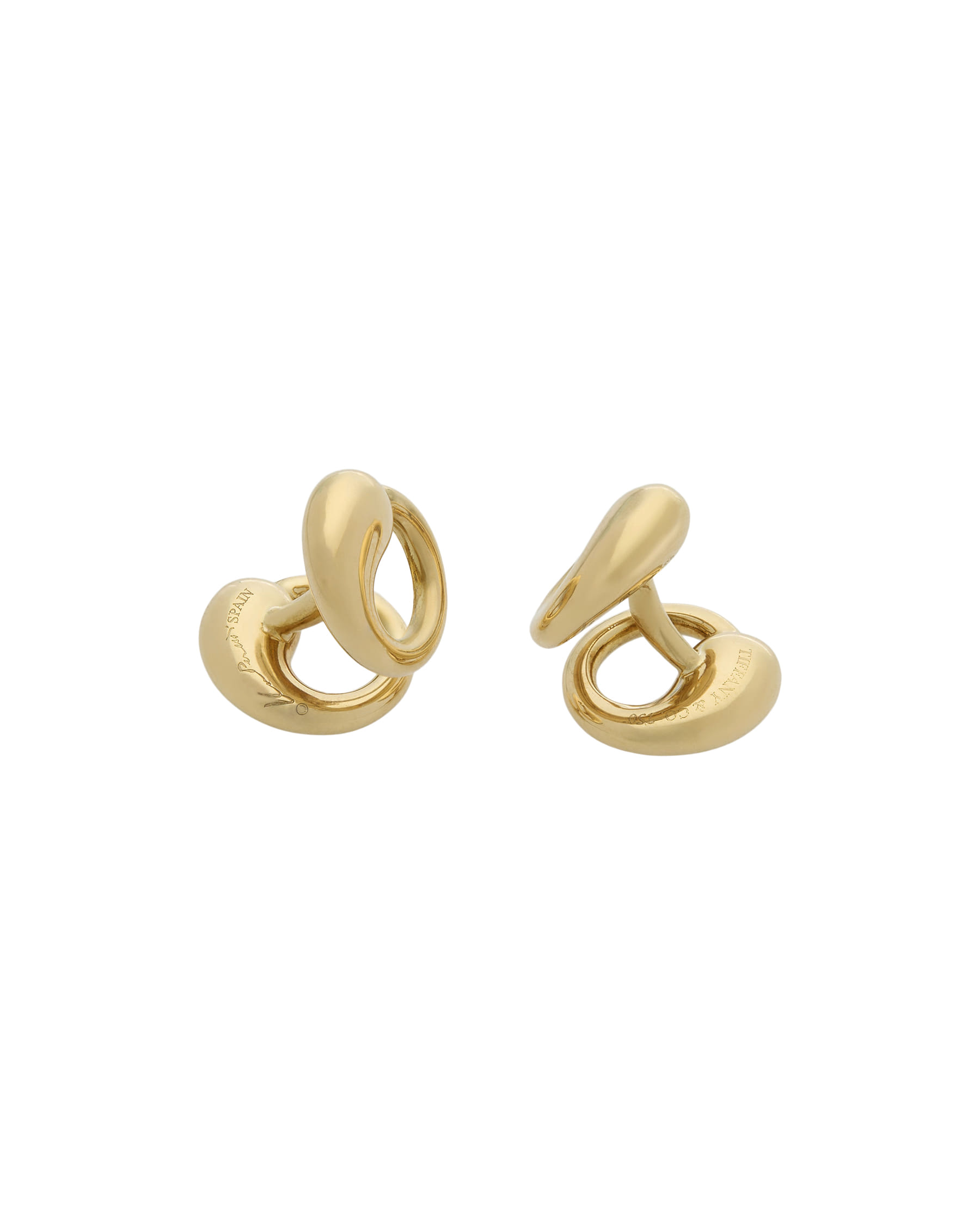 Gemellli tiffany & co. elsa peretti sevillana in oro giallo-2