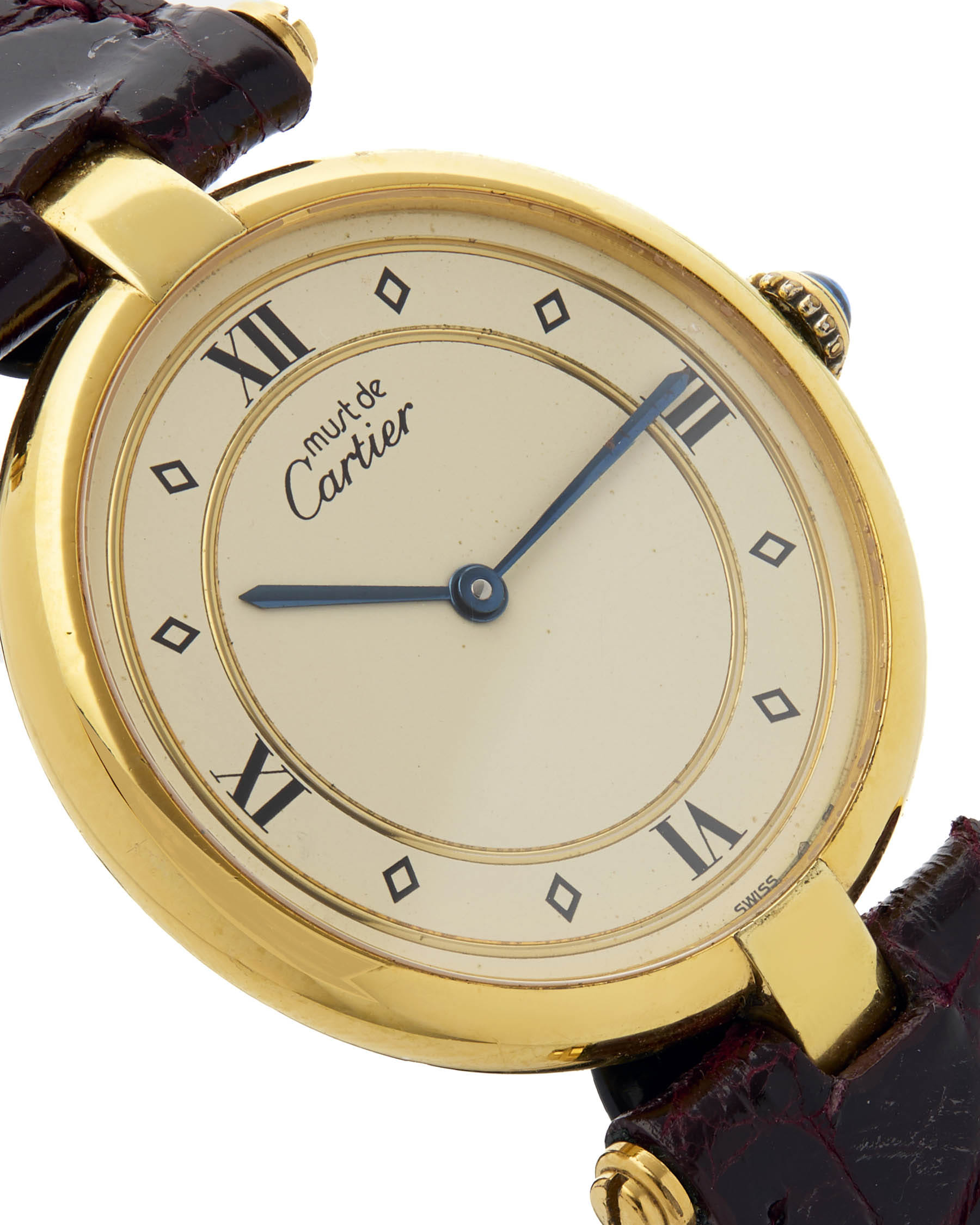 Cartier vendome vermeil must de cartier 30 mm ref 590003-2