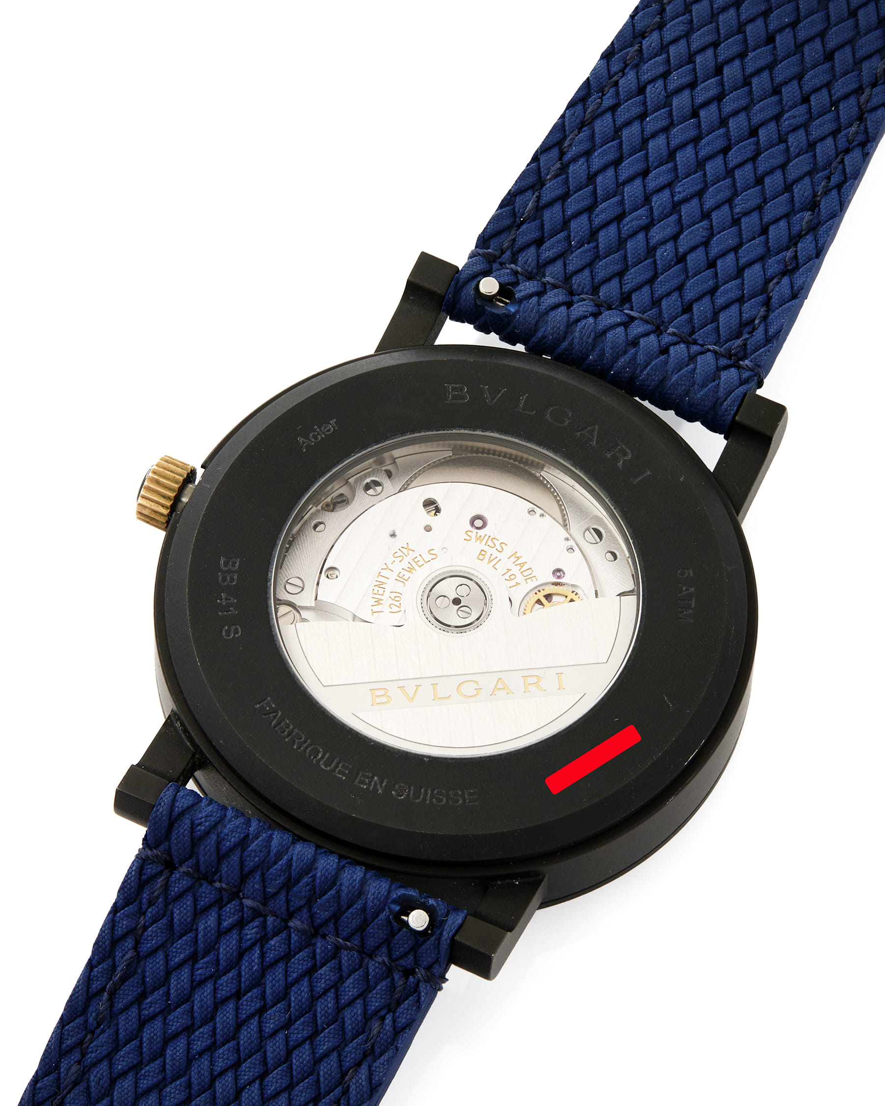 Bulgari bulgari solo tempo automatico ref bb 41 s-5